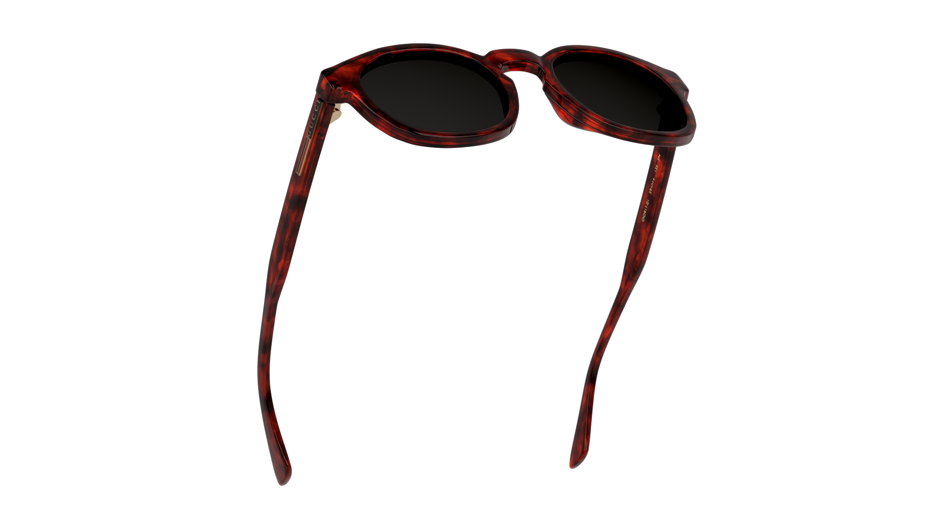 Bottom_Up Gucci GG 0825S (005) Sunglasses Grey / Havana