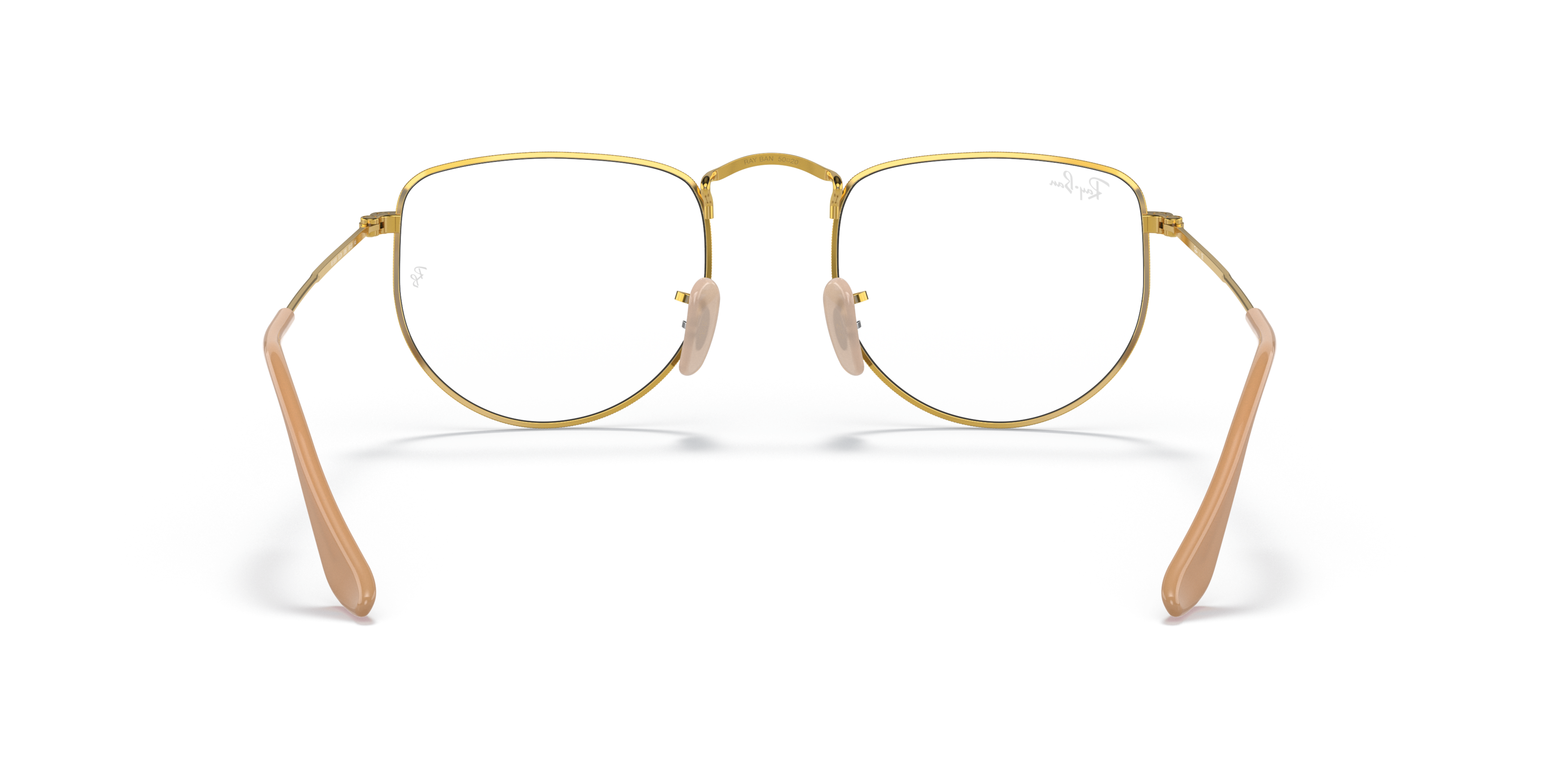 Detail02 Ray-Ban Elon RX 3958V (3086) Glasses Transparent / Gold