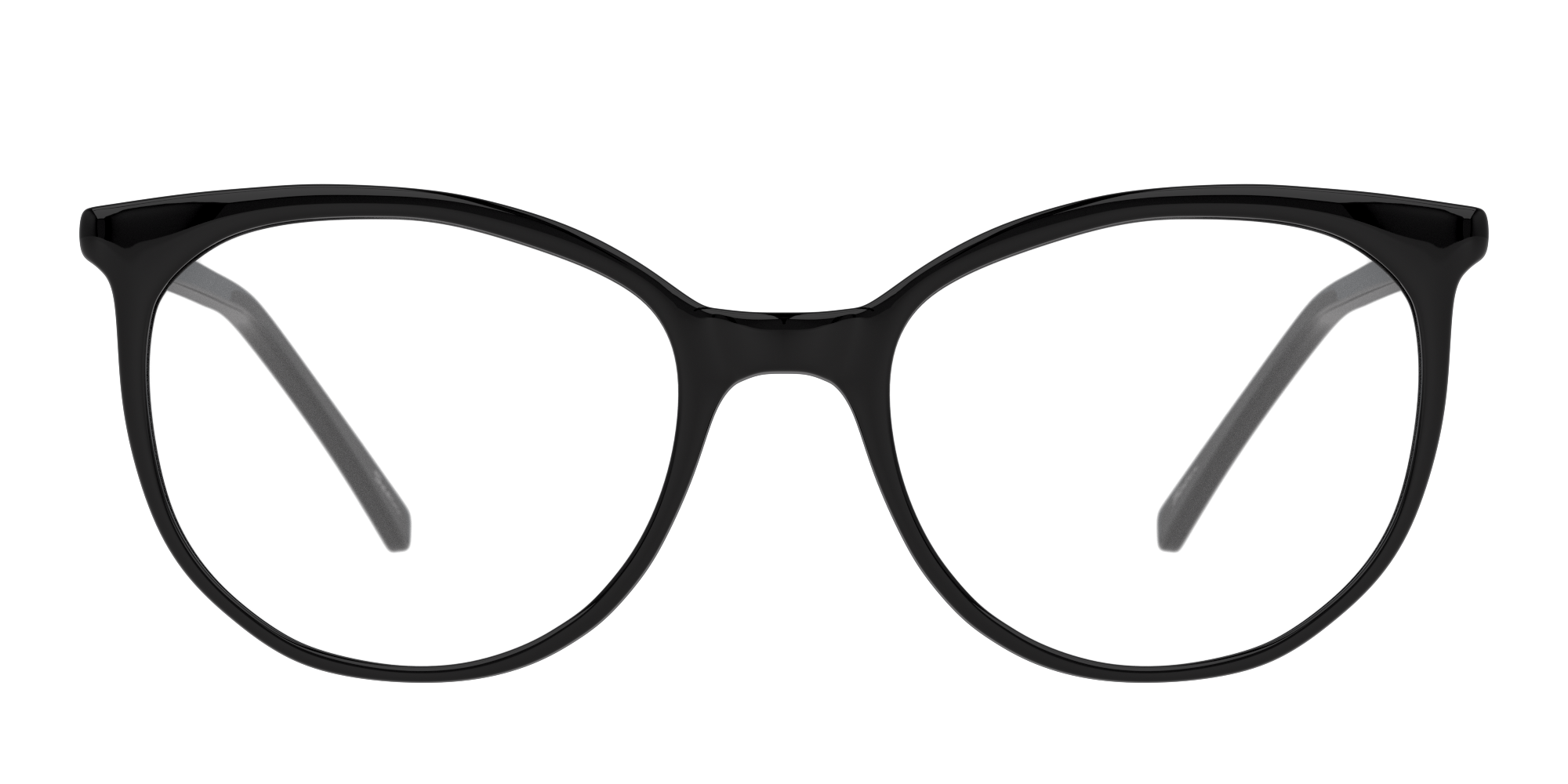 Front Seen SN OF5010 Glasses Transparent / Black