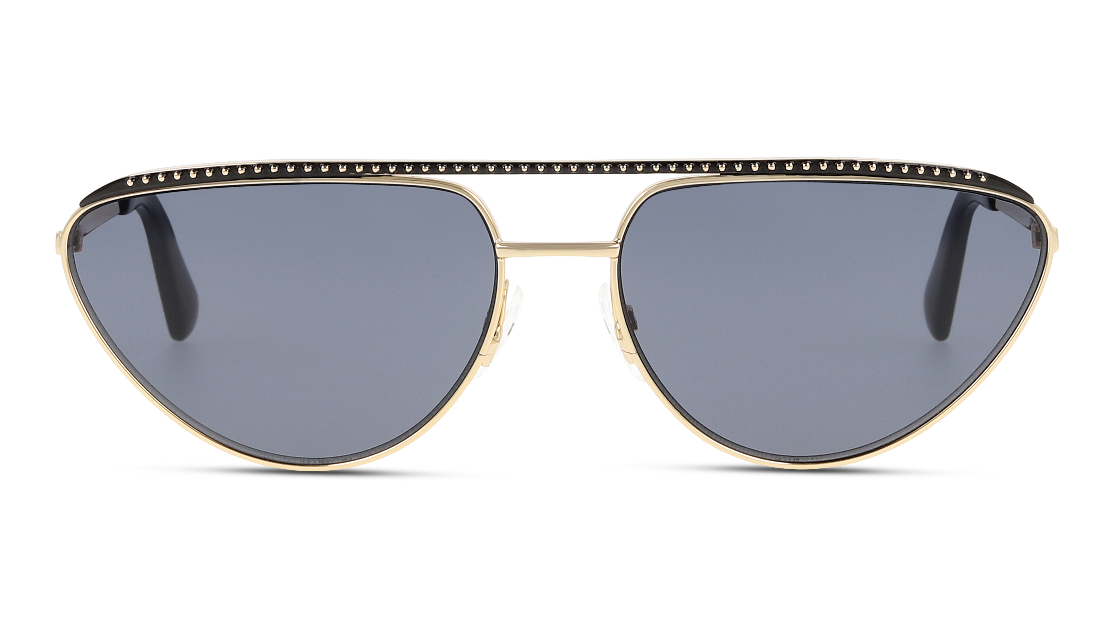 Front Moschino MOS 057/G (000) Sunglasses Grey / Black
