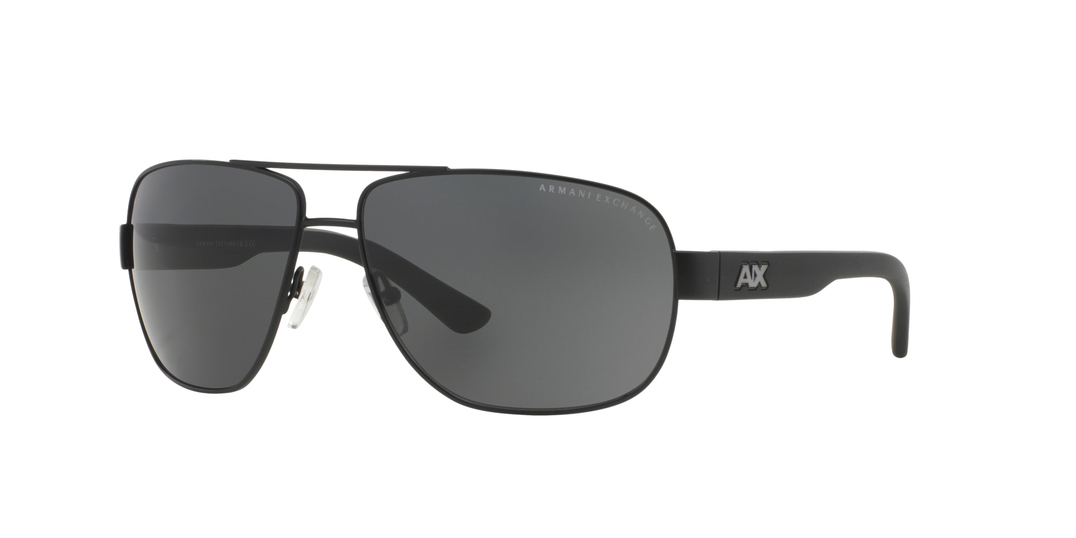 Angle_Left01 Armani Exchange AX 2012S Sunglasses Grey / Black