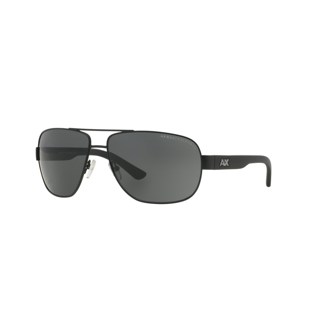 armani exchange ax2012s lunettes de soleil homme - pilote noir