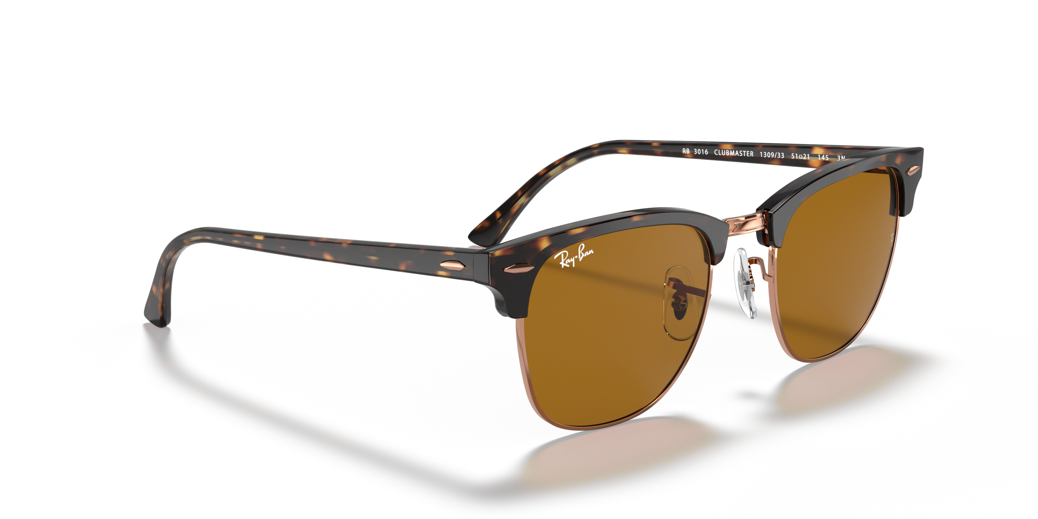 [products.image.angle_right01] Ray-Ban Clubmaster Classic RB3016 130933