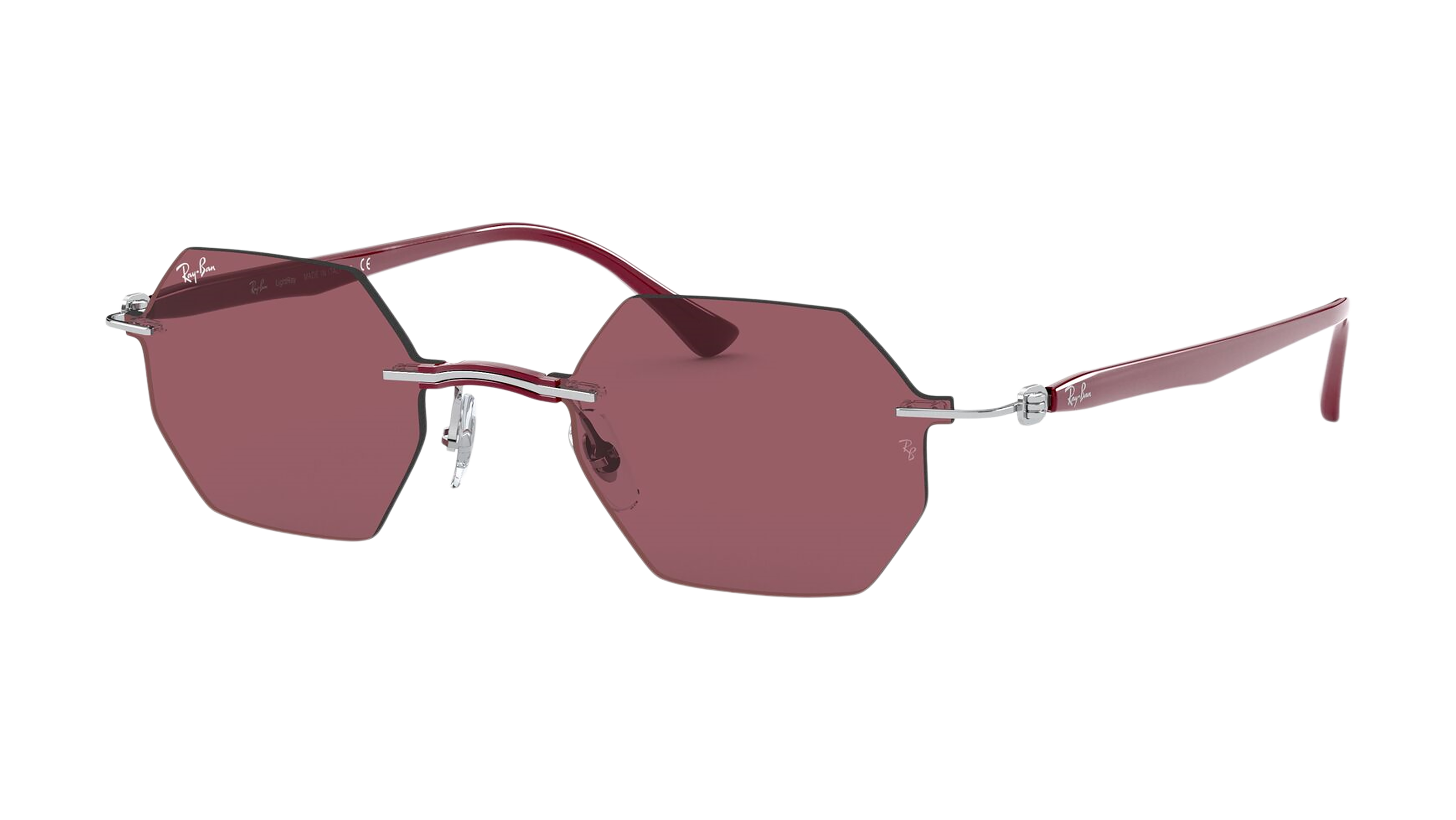 Angle_Left01 Ray-Ban RB8061 003/75 Roze / Transparant