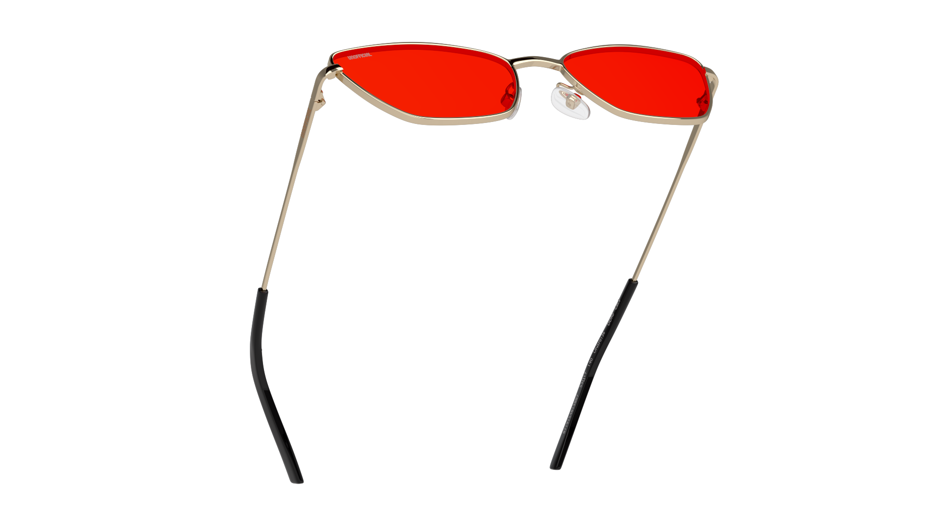 Bottom_Up Unofficial UNSF0136 Sunglasses Red / Gold
