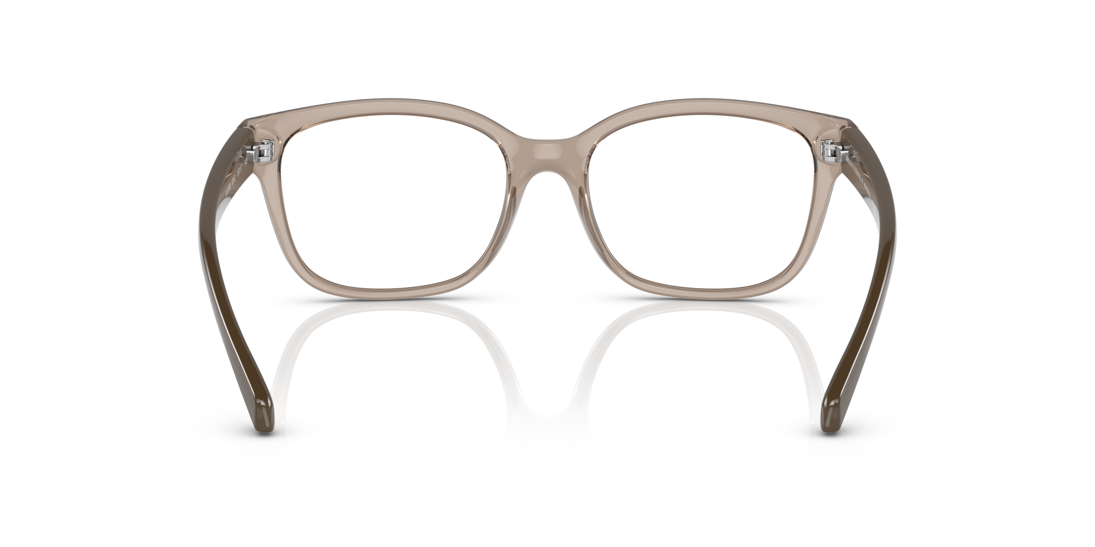 Detail02 Armani Exchange AX 3098 Glasses Transparent / Transparent, Brown