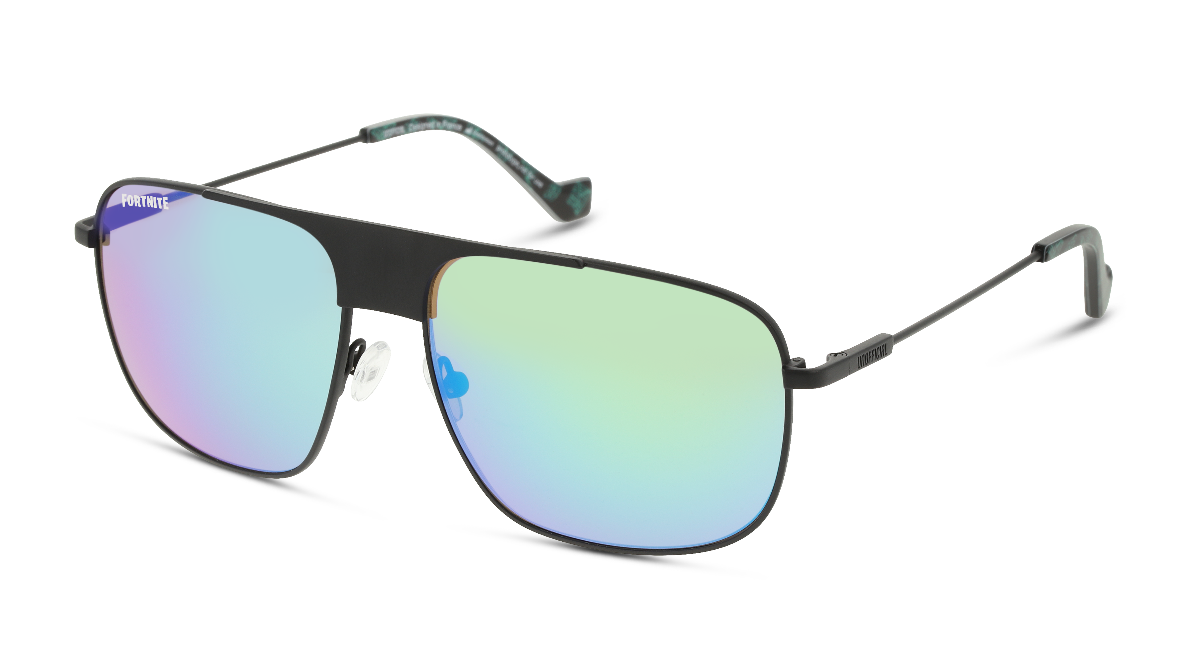 Angle_Left01 Fortnite with Unofficial UNSU0153 Sunglasses Green / Black