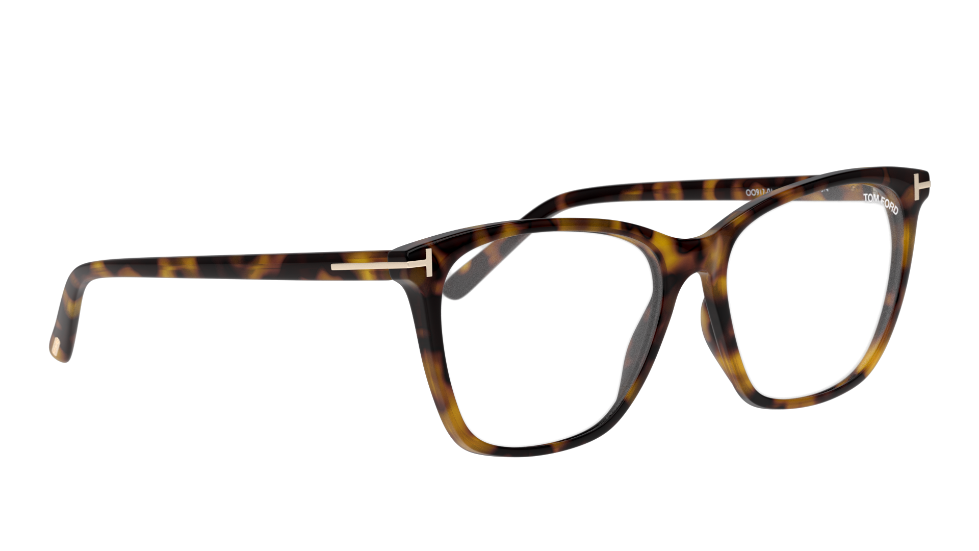 Angle_Right01 Tom Ford FT 5762-B (052) Glasses Transparent / Tortoise Shell