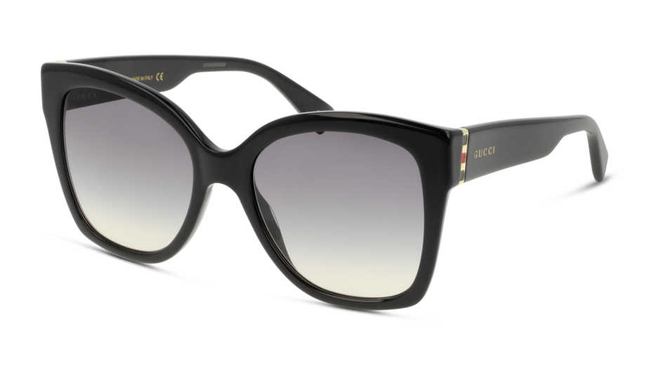 Angle_Left01 Gucci GG 0459S Sunglasses Grey / Black