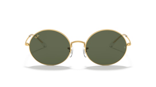 Ray-Ban Oval RB 1970 (919631) Sunglasses Green / Gold