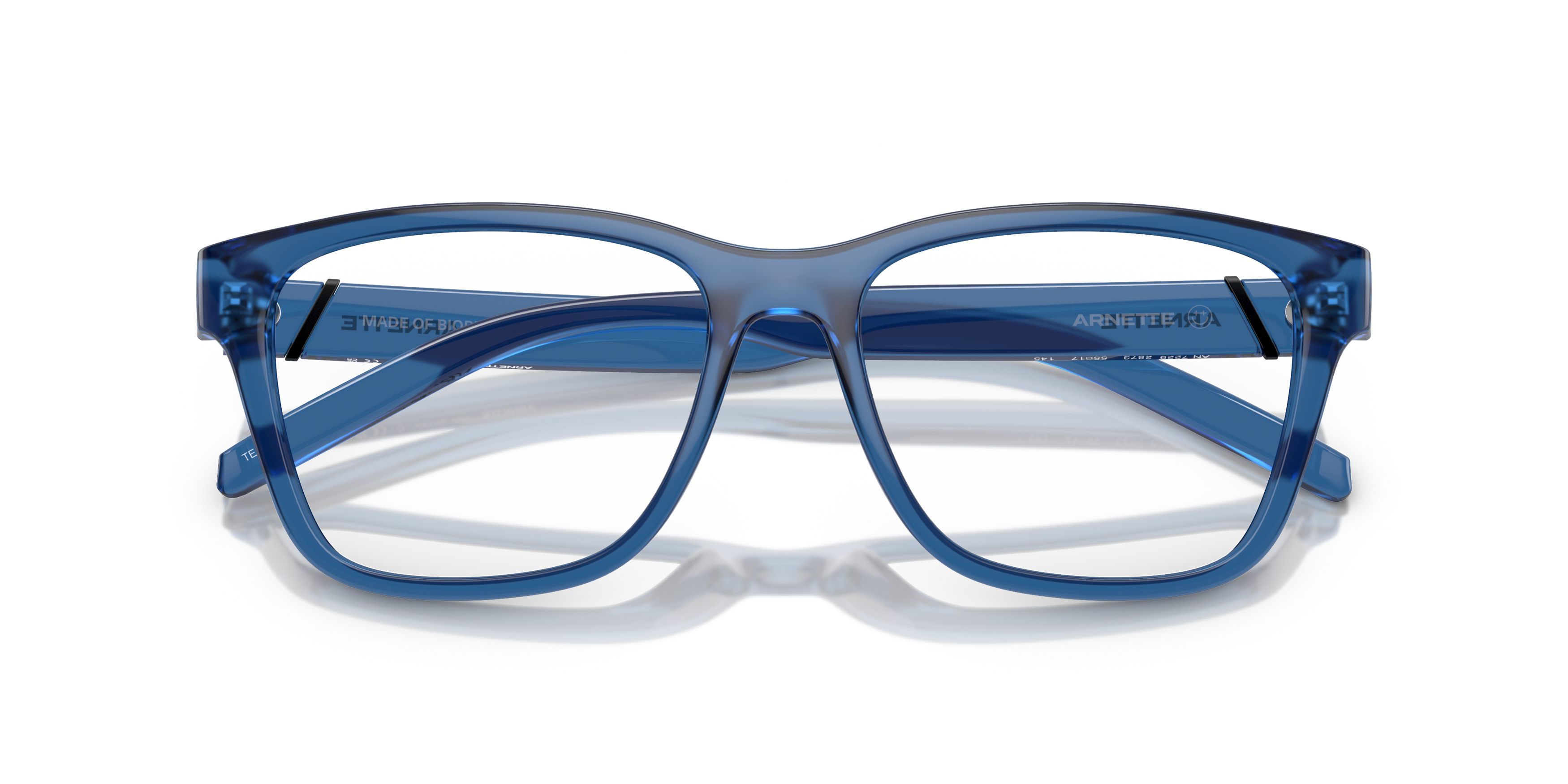 Folded Arnette TELMO AN 7229 Glasses Transparent / Transparent, Blue