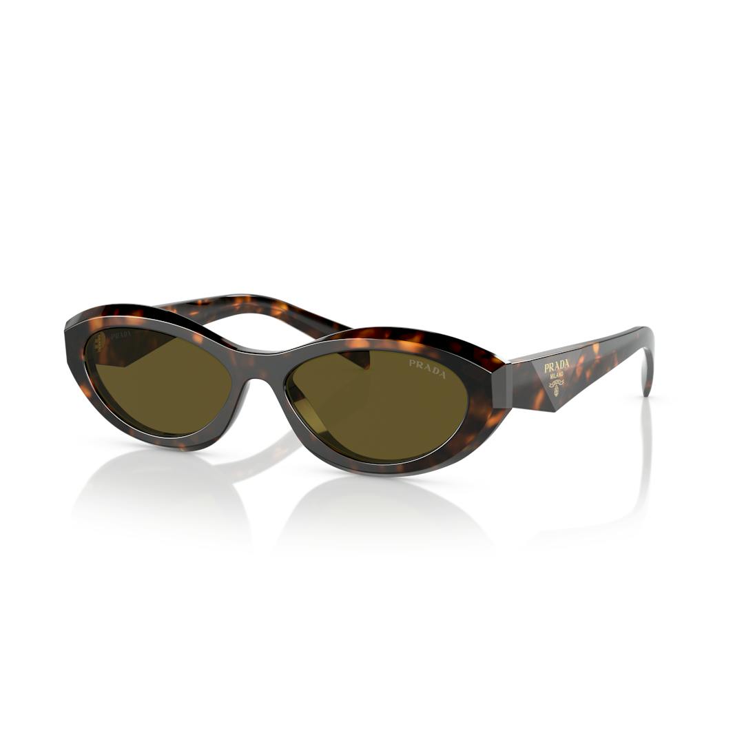 Prada PR 26ZS Lunettes de Soleil Femme - Hexagonale Ecaille