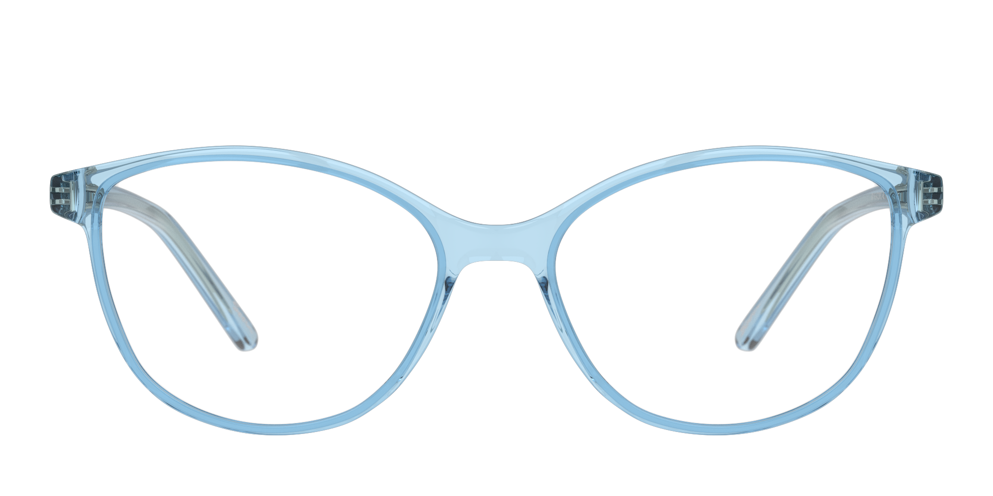 Front Seen SN OT0004 (EE00) Children's Glasses Transparent / Green