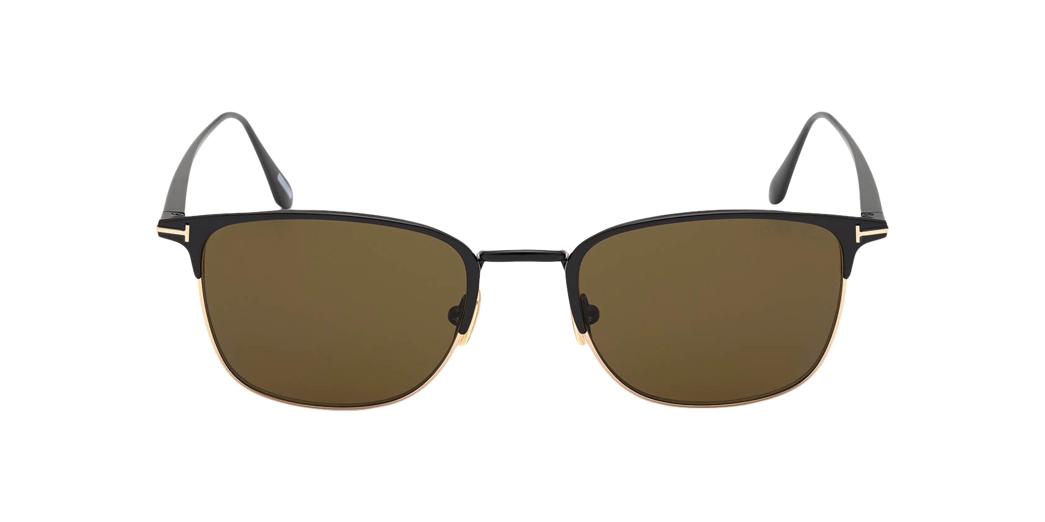 Front Tom Ford Liv FT 851 Sunglasses Brown / Black
