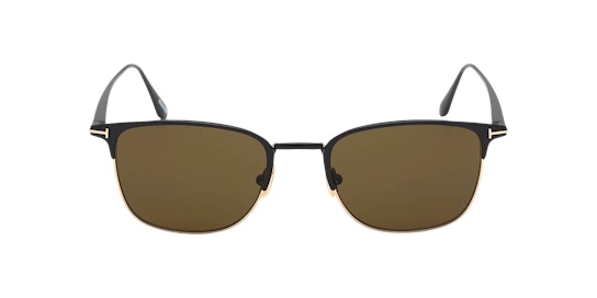 Tom Ford Liv FT 851 (01J) Sunglasses Brown / Black
