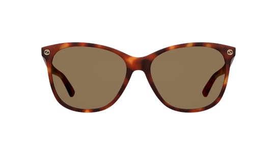 Gucci GG 0024S (002) Sunglasses Brown / Tortoise Shell