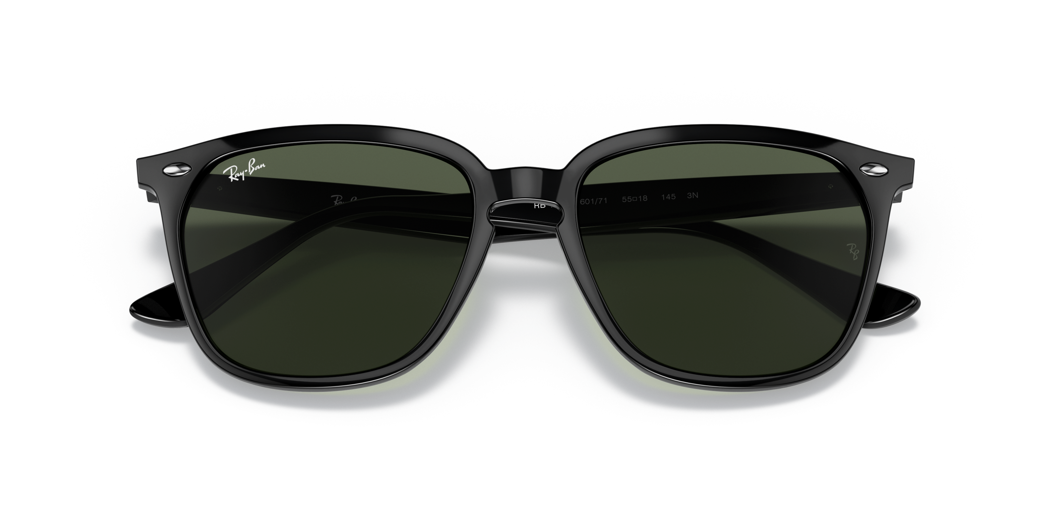 Folded Ray-Ban RB 4362 Sunglasses Green / Black