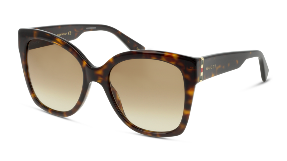 Angle_Left01 Gucci GG 0459S Sunglasses Brown / Havana