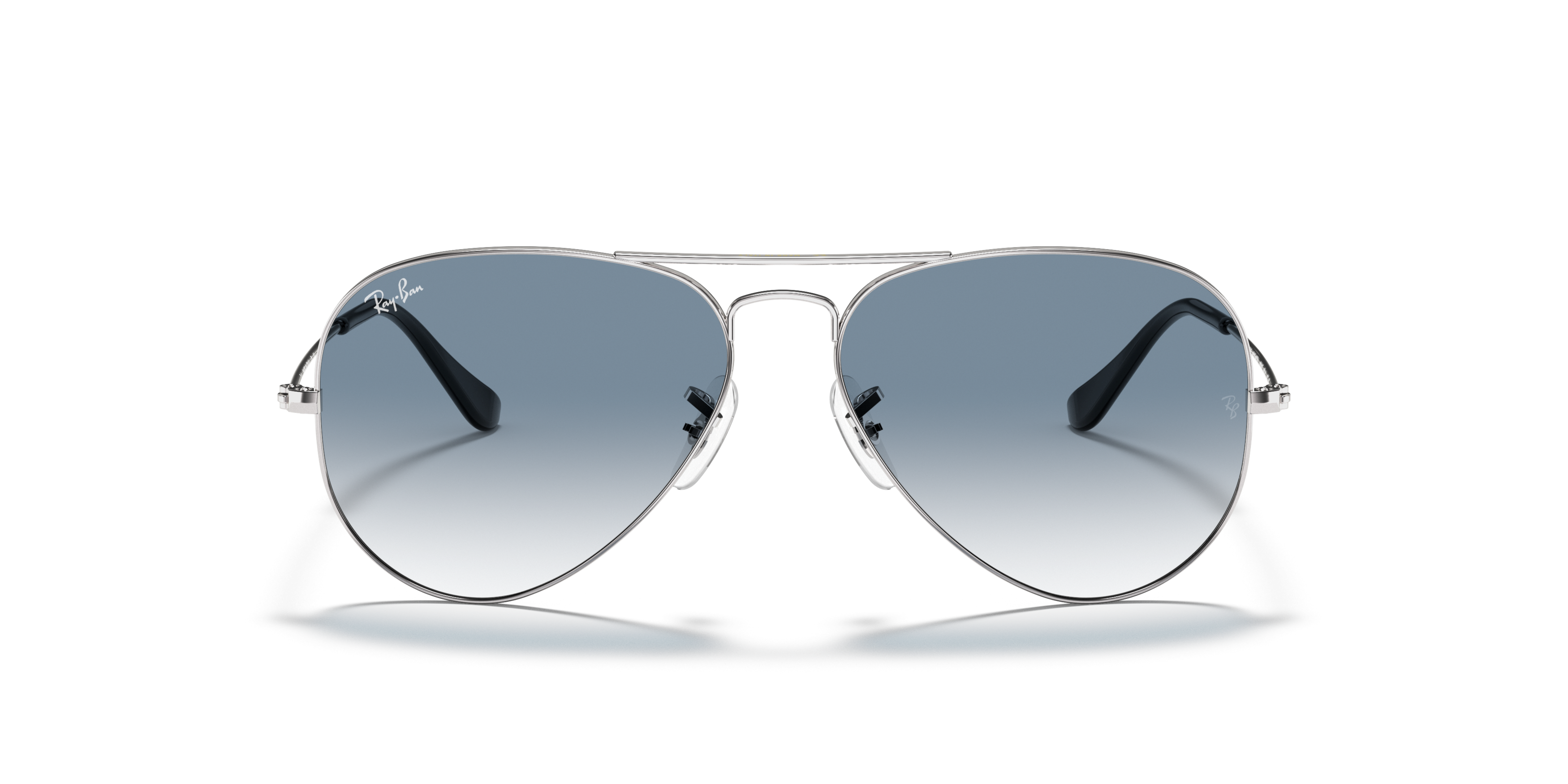 Front Ray-Ban Aviator RB 3025 (003/3F) Sunglasses Havana / Grey