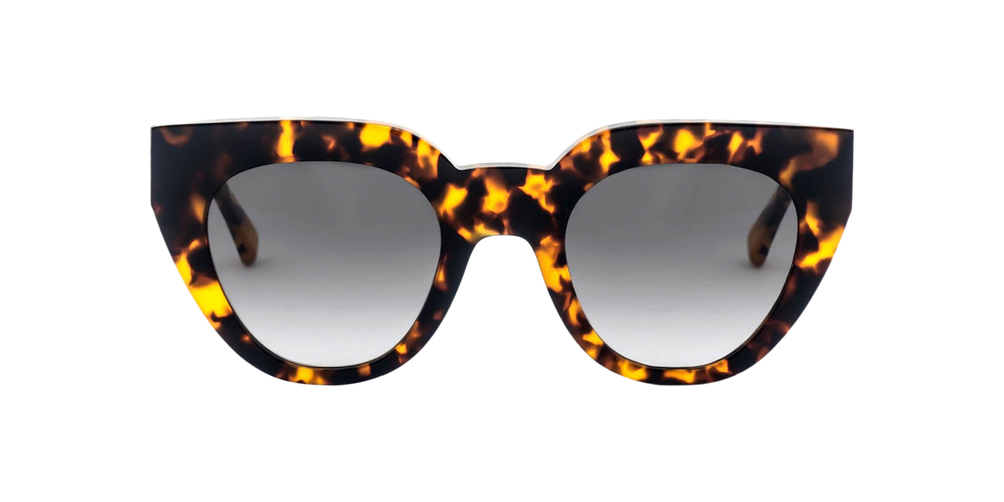 Front Monokel Hilma Sunglasses Grey / Havana
