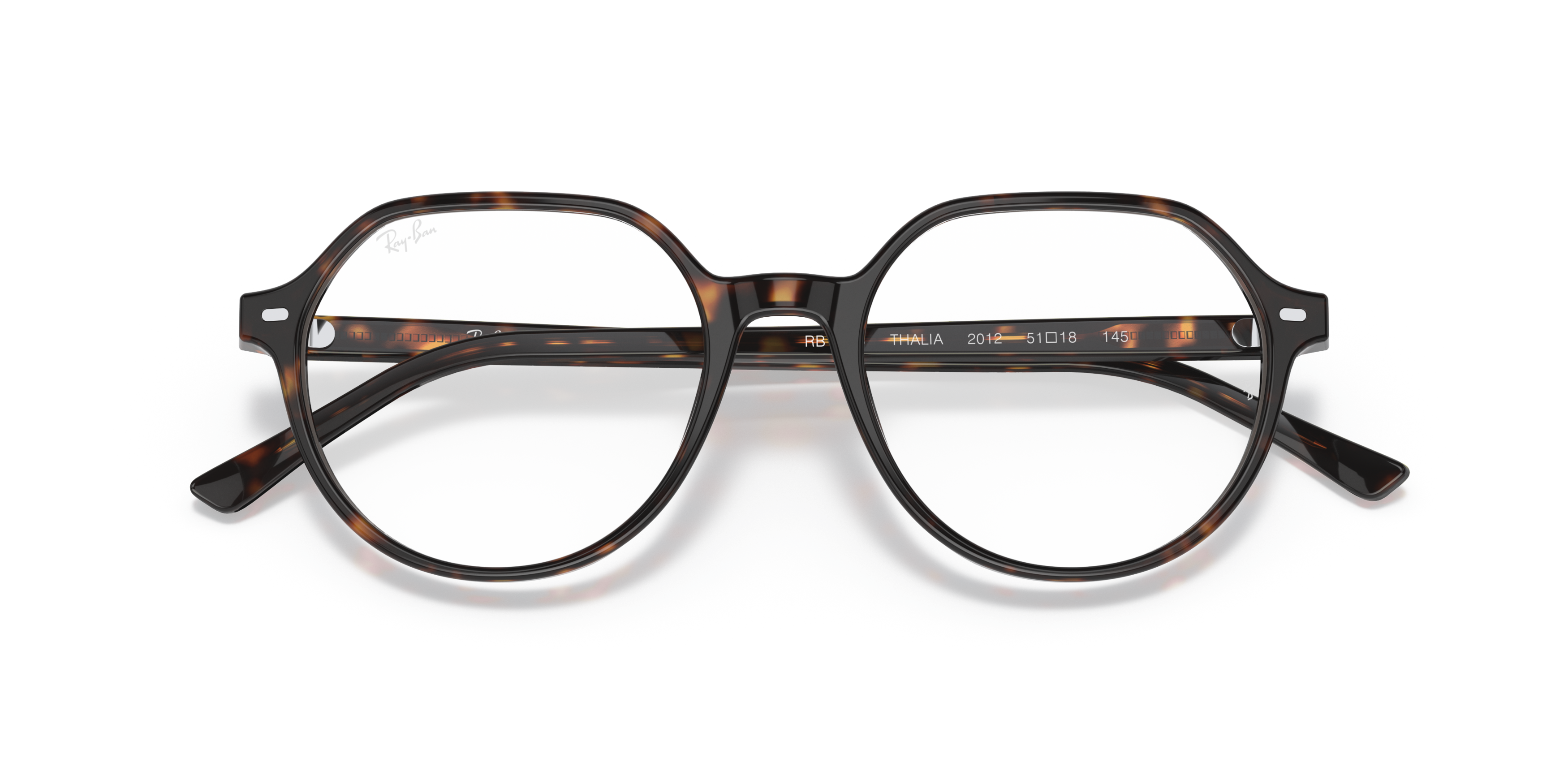 Folded Ray-Ban RX 5395 (2501) Glasses Transparent / Havana