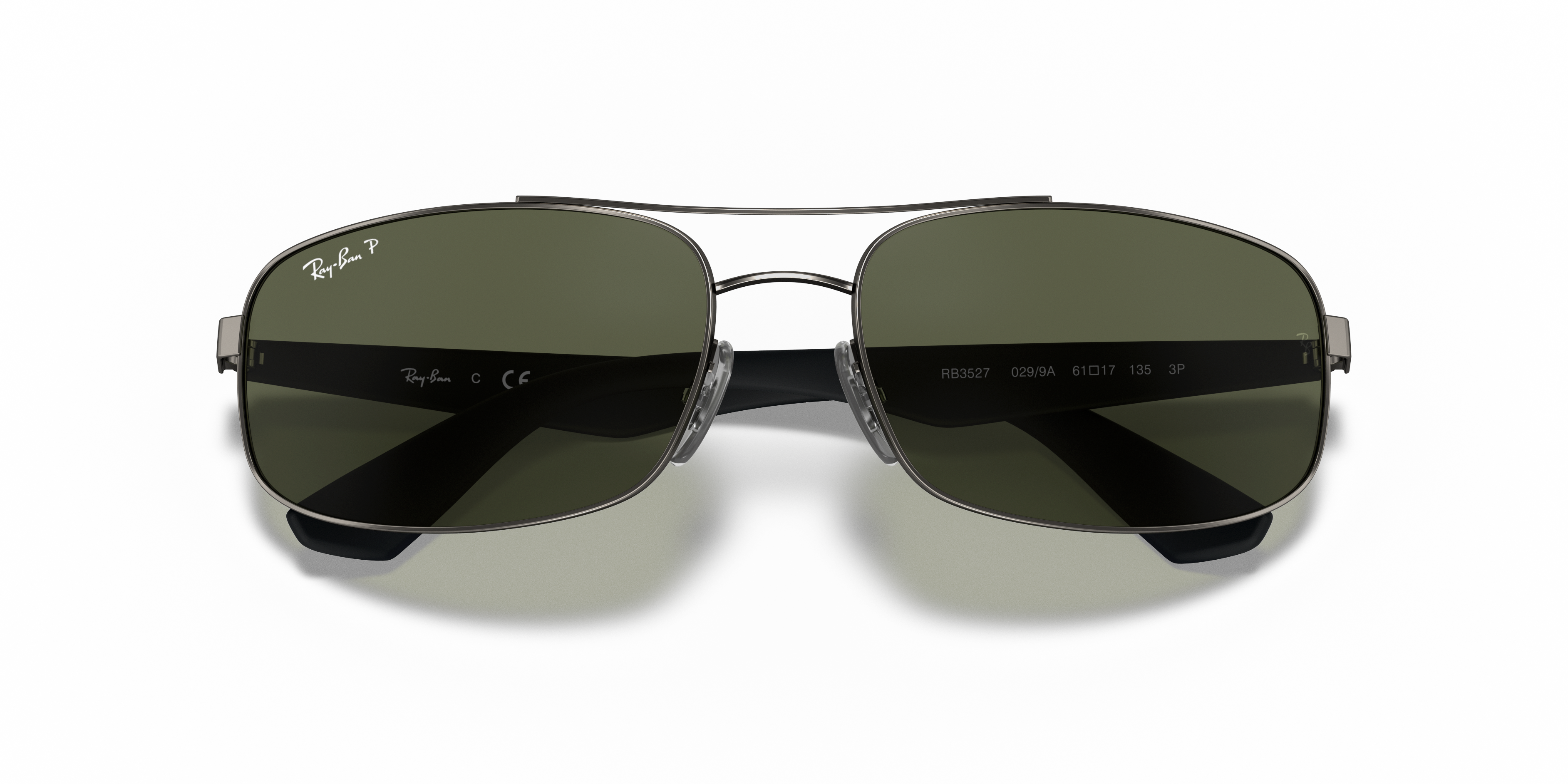 Folded Ray-Ban RB 3527 (029/9A) Sunglasses Grey / Grey