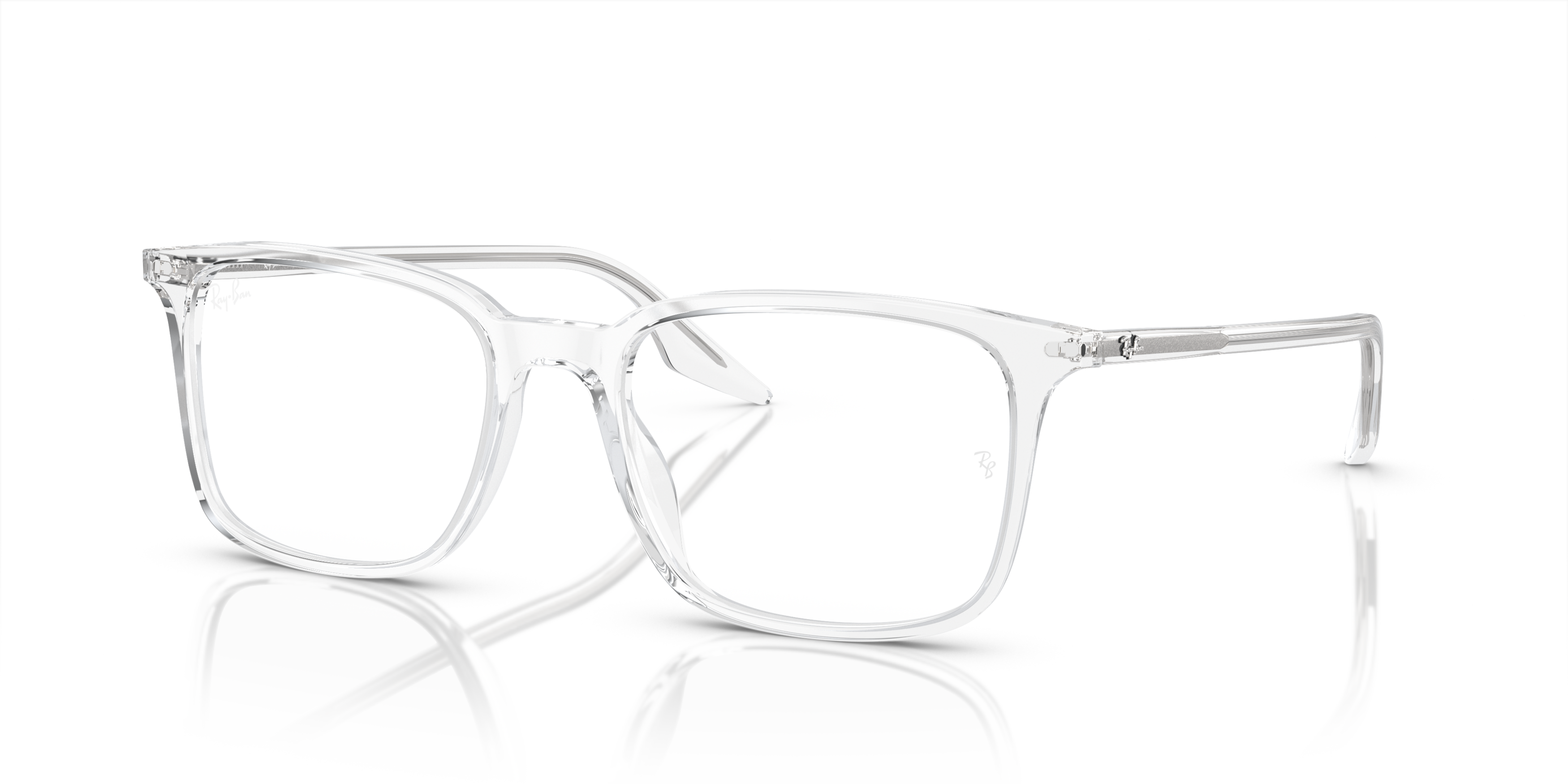 Angle_Left01 Ray-Ban RX 5421 Glasses Transparent / Transparent, Clear