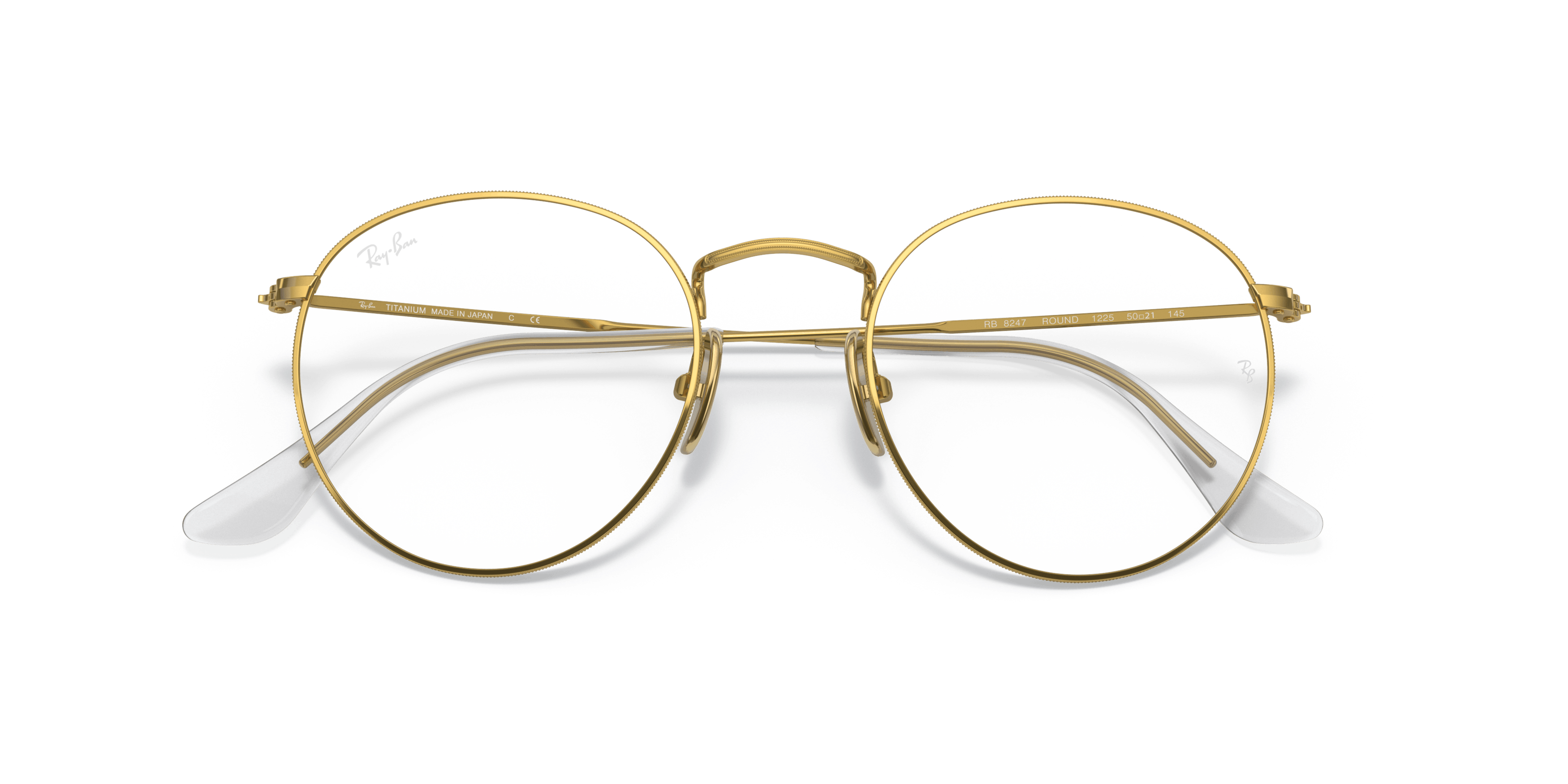 Folded, Ray-Ban ROUND RB8247V 1225