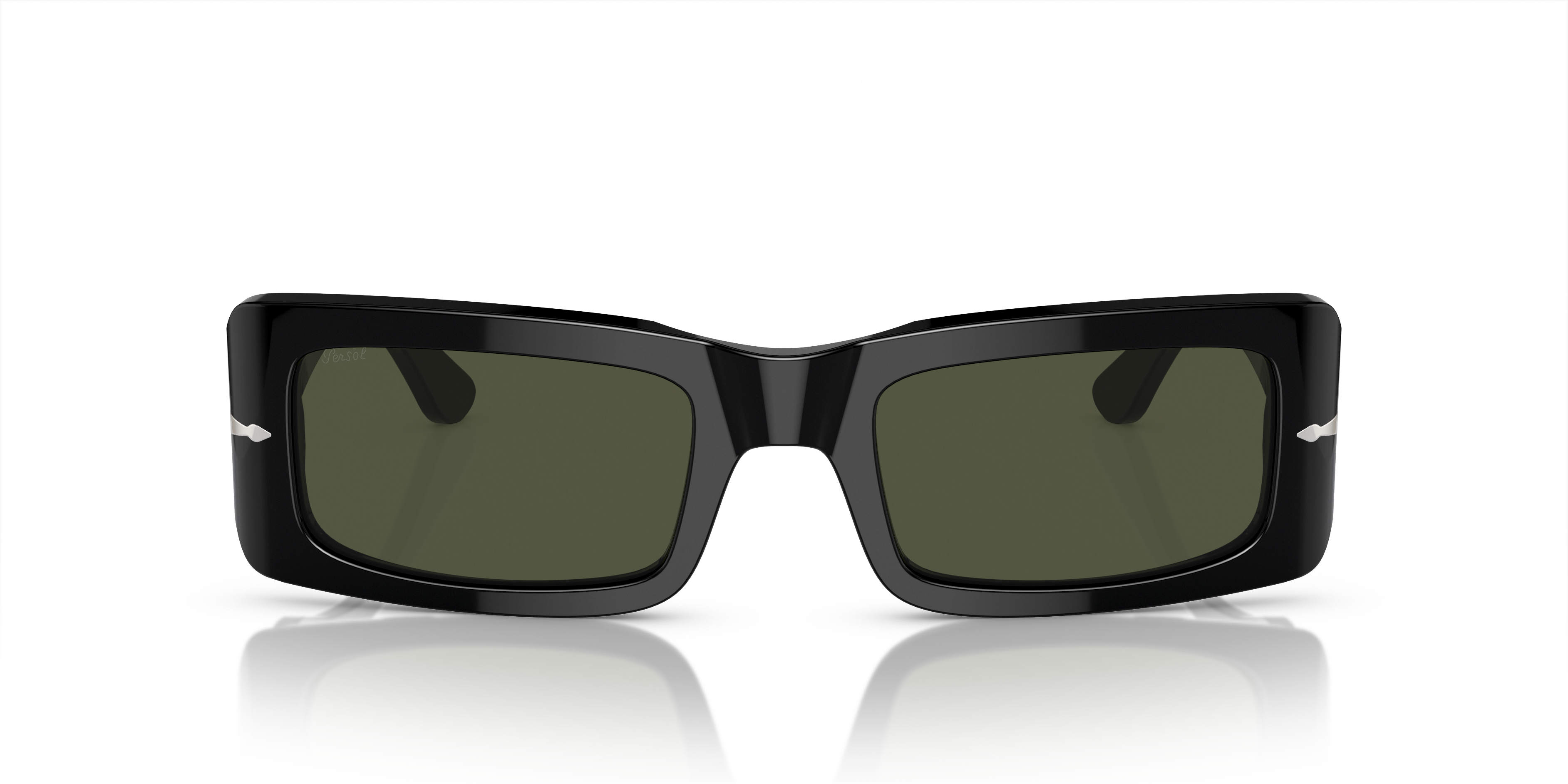 Front Persol PO 3332S Sunglasses Green / Black