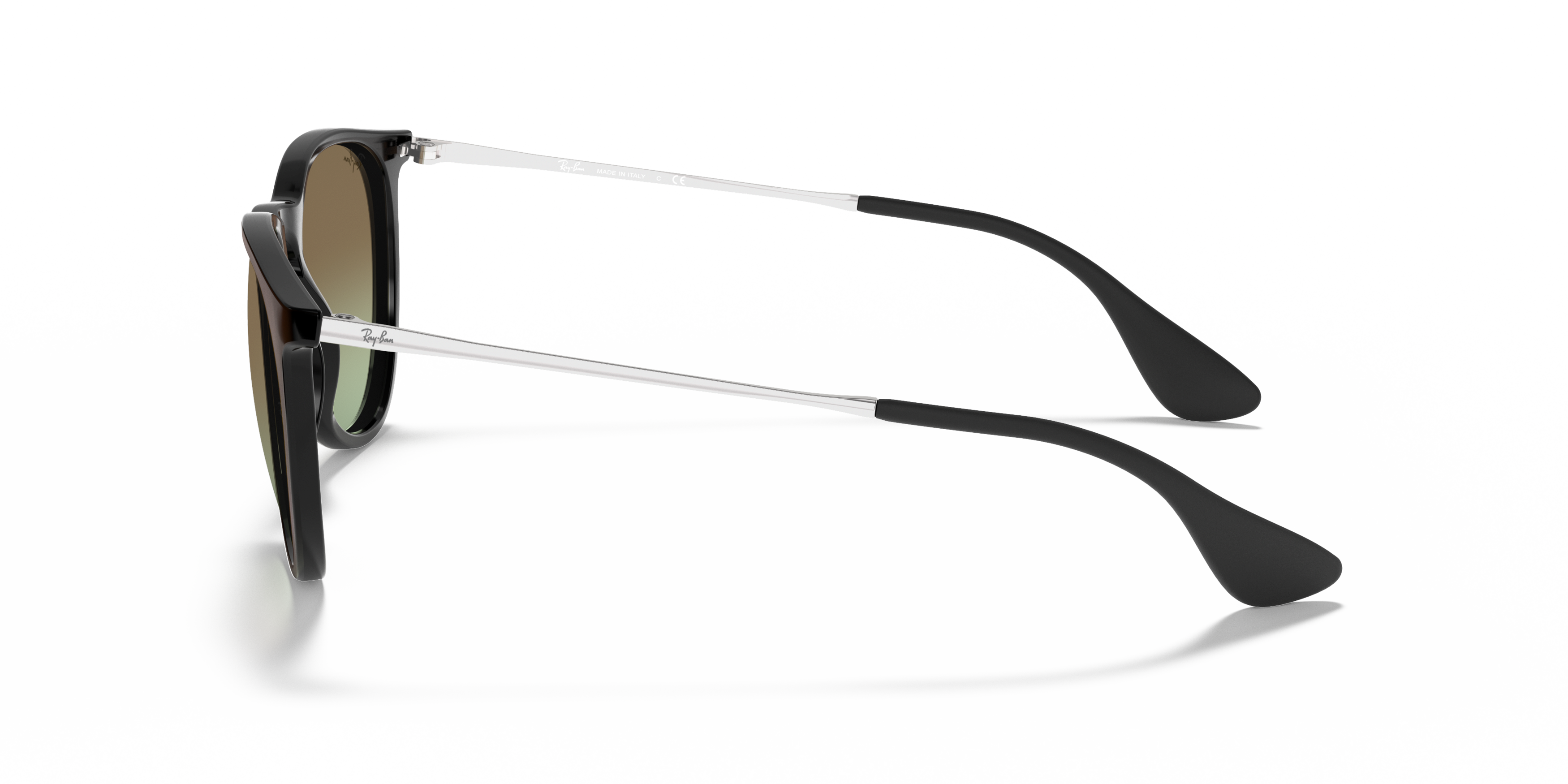 Angle_Left02 Ray-Ban Erika RB 4171 Sunglasses Grey / Black
