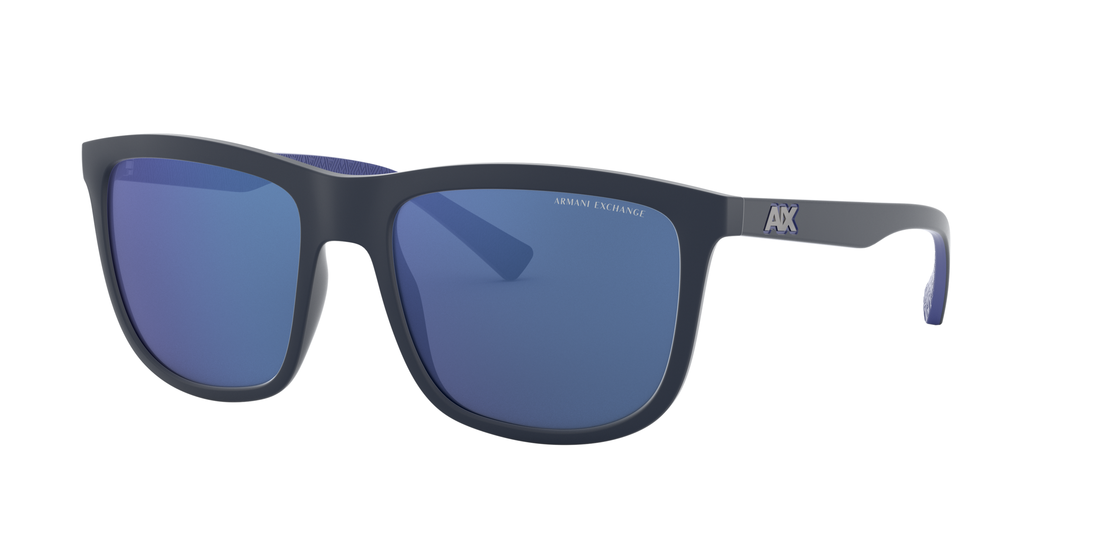 Angle_Left01 Armani Exchange AX 4093S Sunglasses Blue / Blue