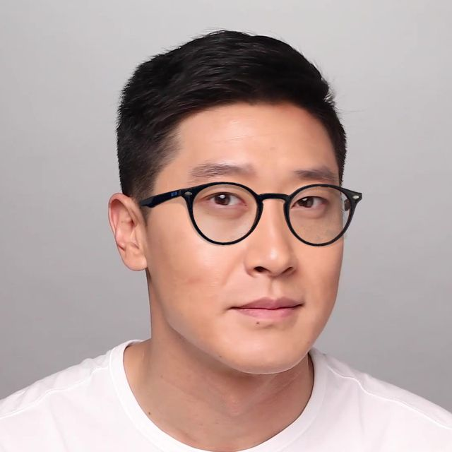 On_Model_Male03 Unofficial UNOM0189 (CC00) Glasses Transparent / Navy