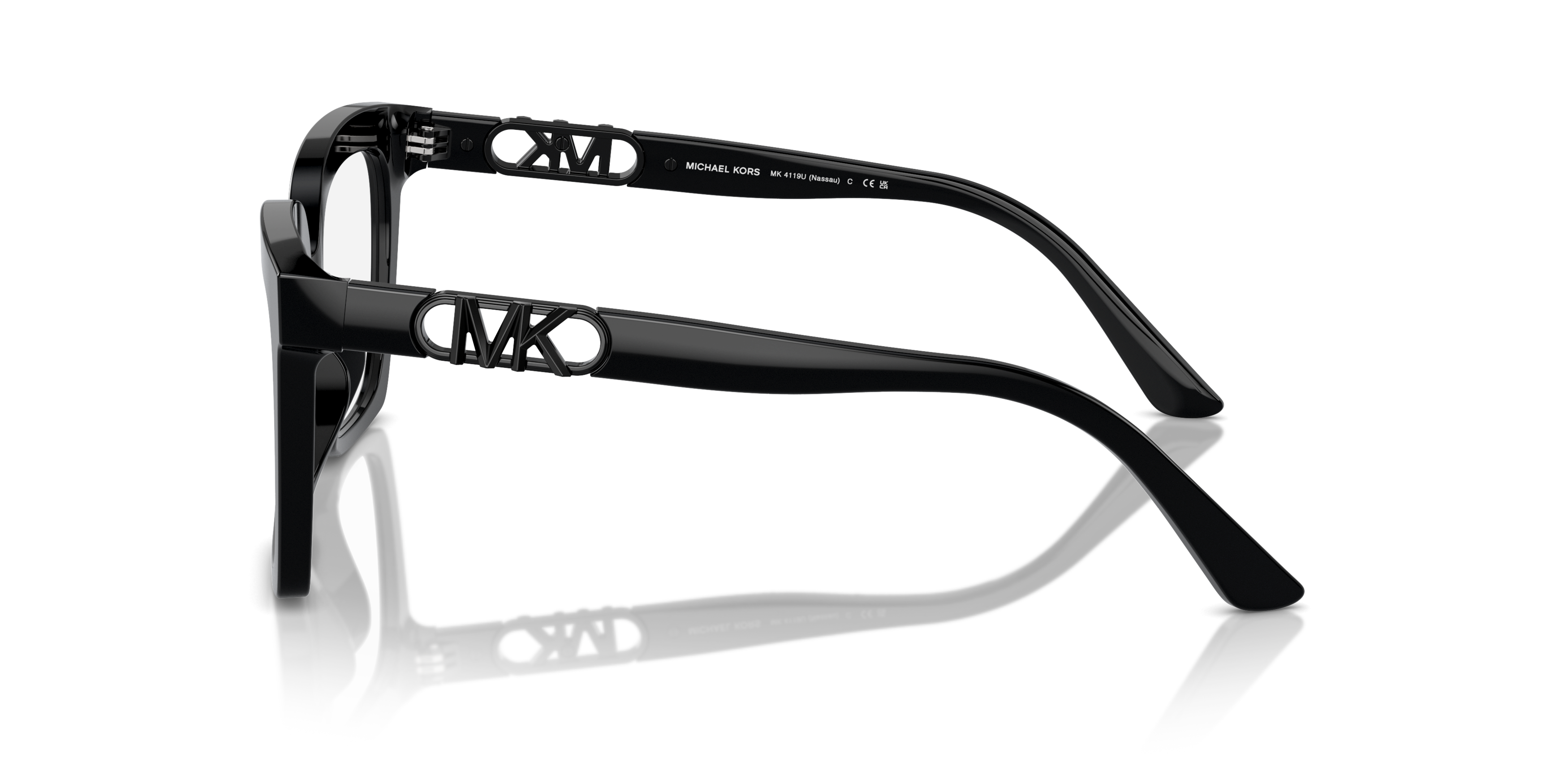 Angle_Left02 Michael Kors MK 4119U Glasses Transparent / Black