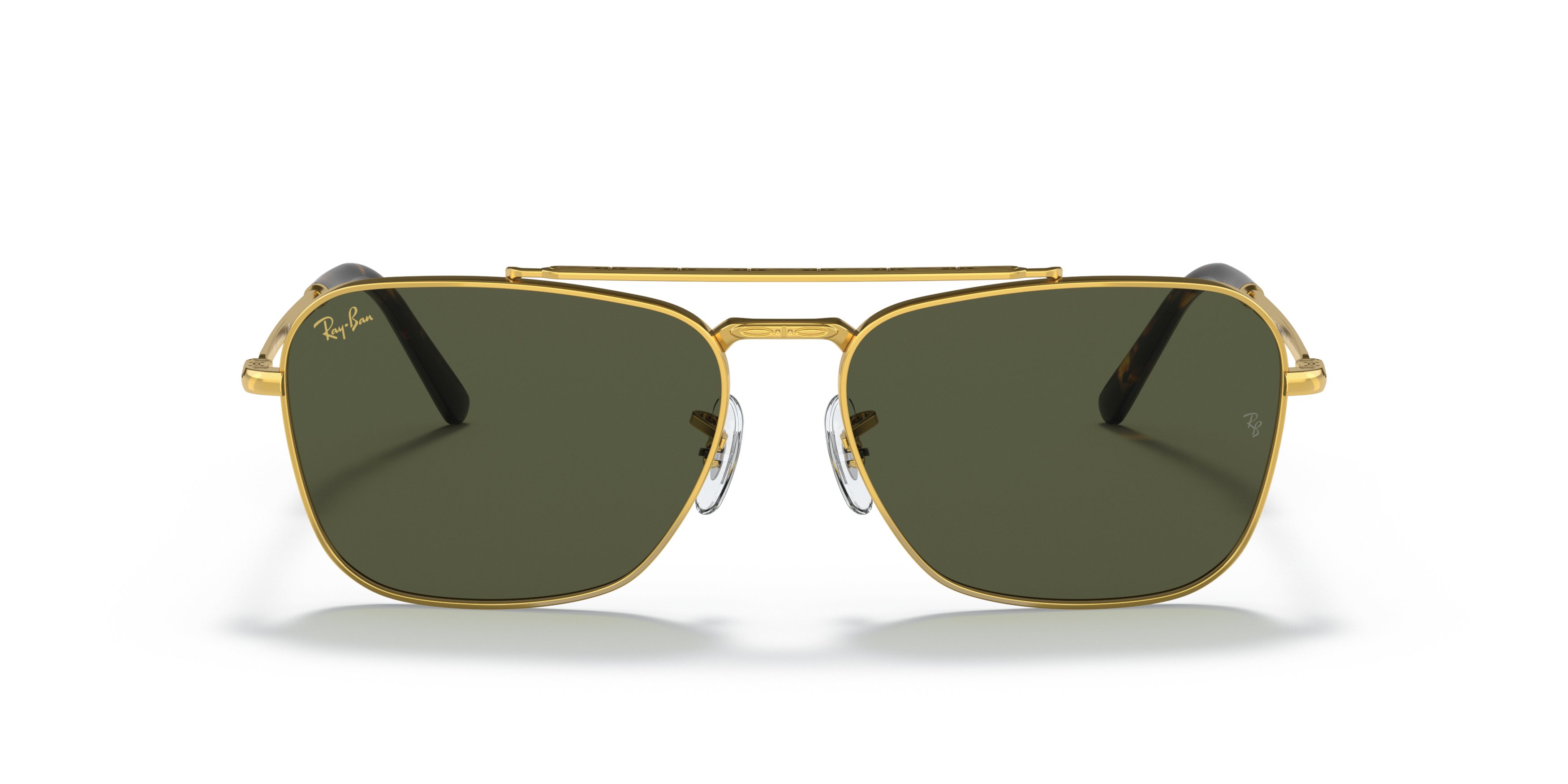Front Ray-Ban RB 3636 Sunglasses Green / Gold