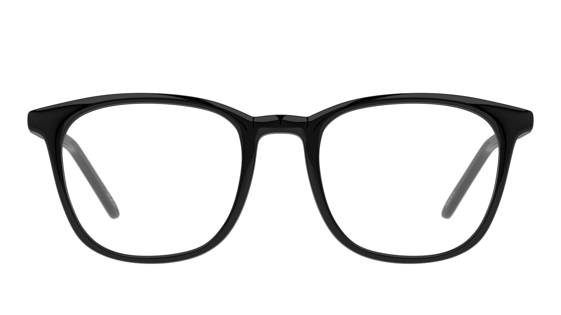 Front Seen SN OT0003 (BB00) Children's Glasses Transparent / Black
