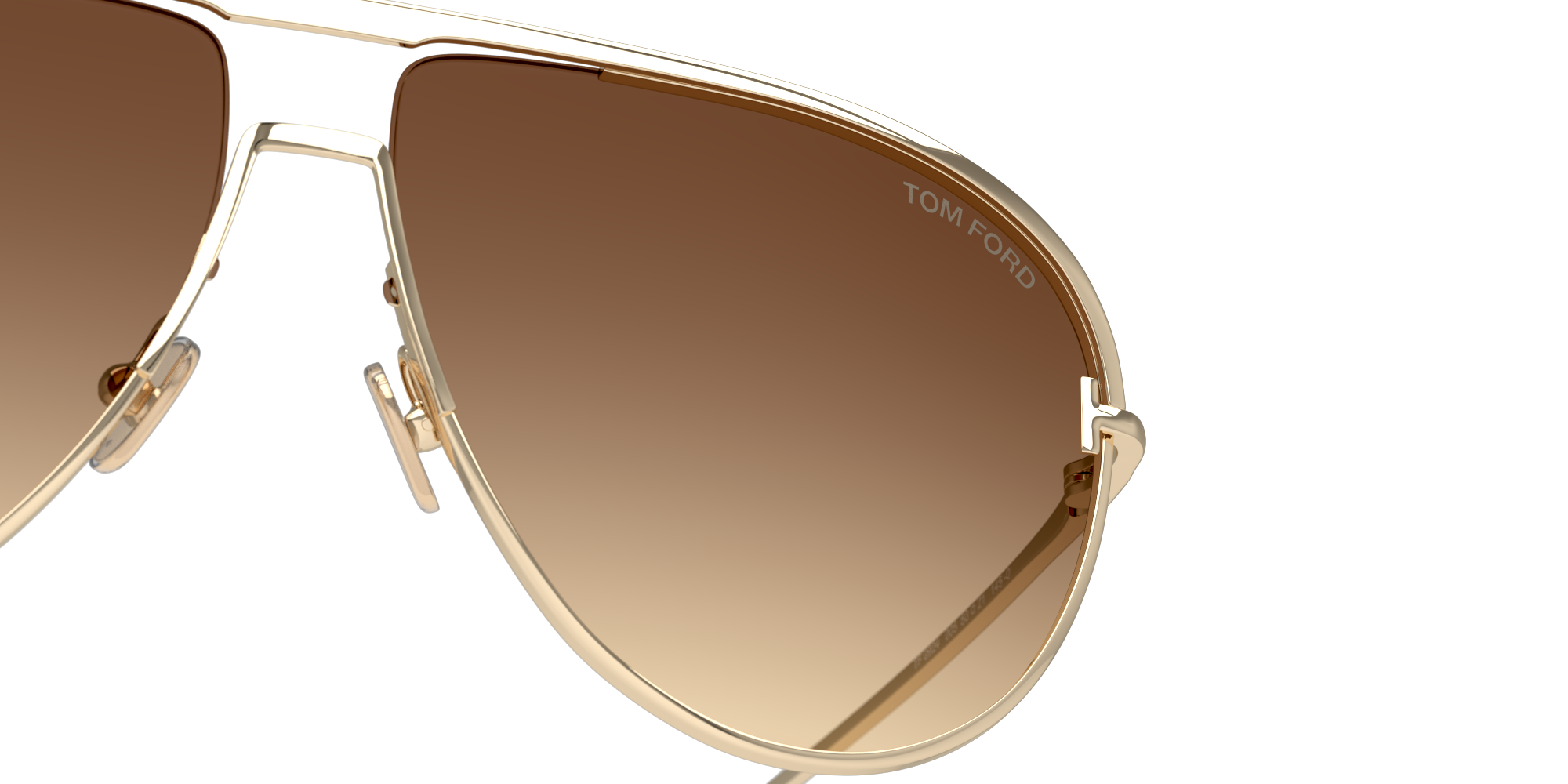 Detail01 Tom Ford Theo FT0924 Sunglasses Brown / Gold