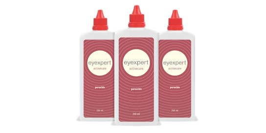 Eyexpert Eyexpert Activecare Peroxide Contact Lens Solution 3 x 3 x 250ml