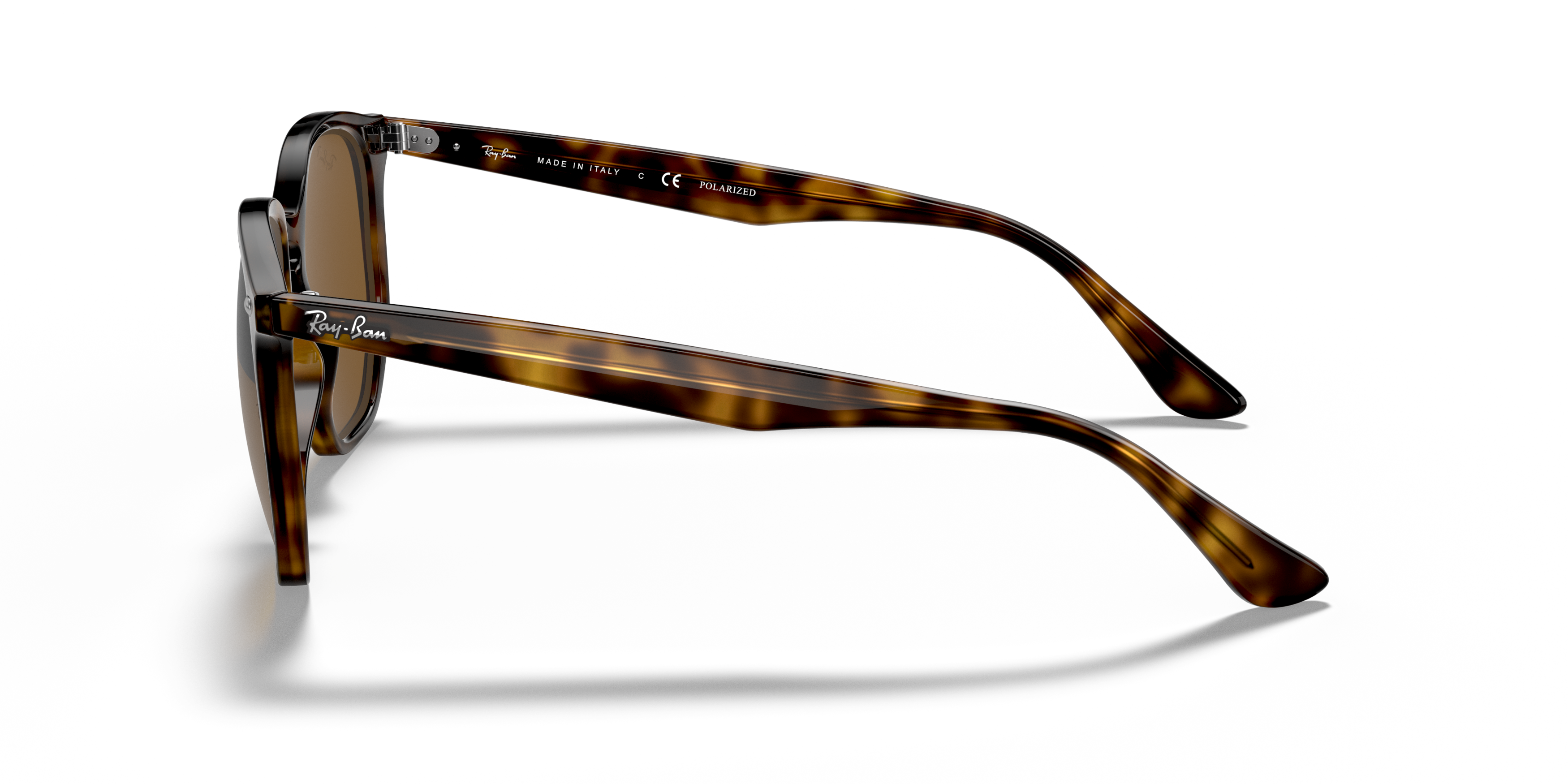 Angle_Left02 Ray-Ban RB 4306 (710/83) Sunglasses Brown / Transparent, Tortoise Shell