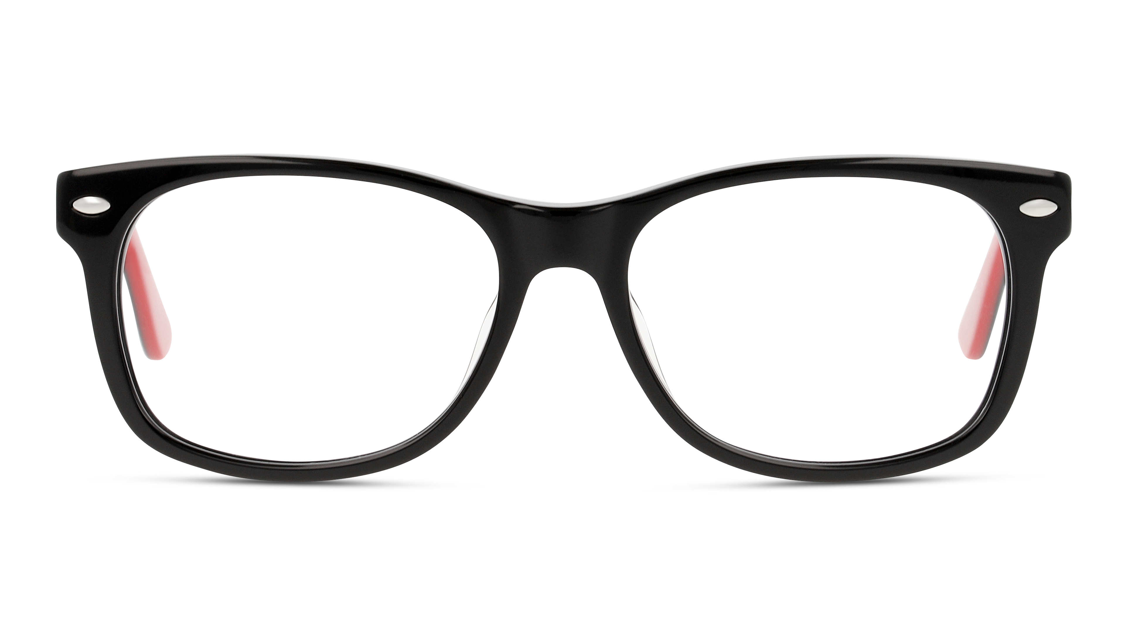 Front Unofficial UN OT0005 (BB00) Children's Glasses Transparent / Black