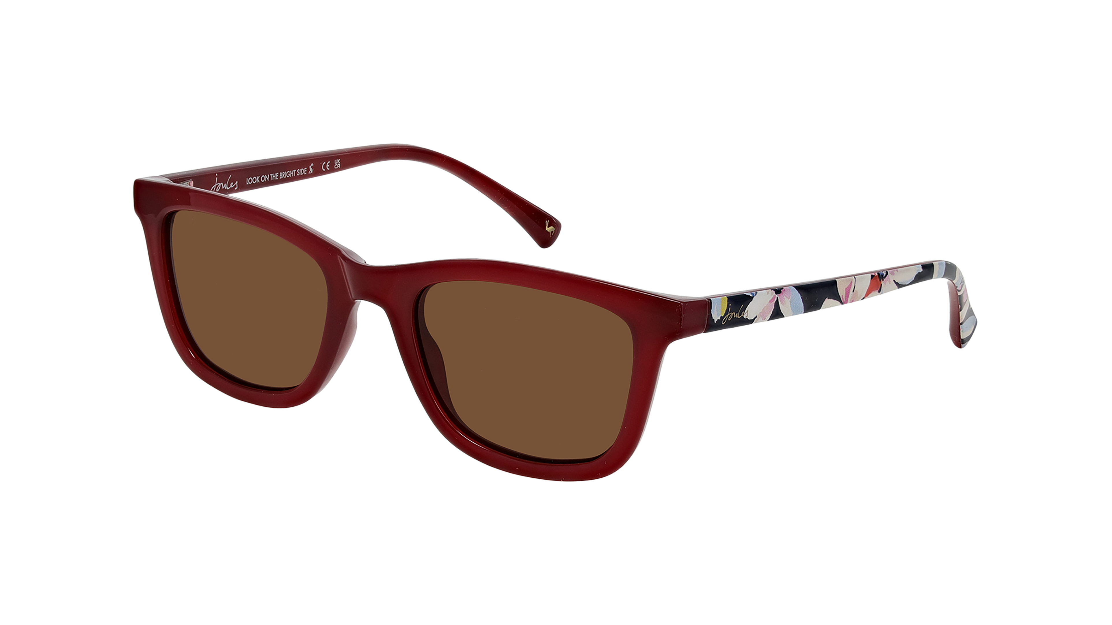 Angle_Left01 Joules JS 7074 Sunglasses Brown / Red