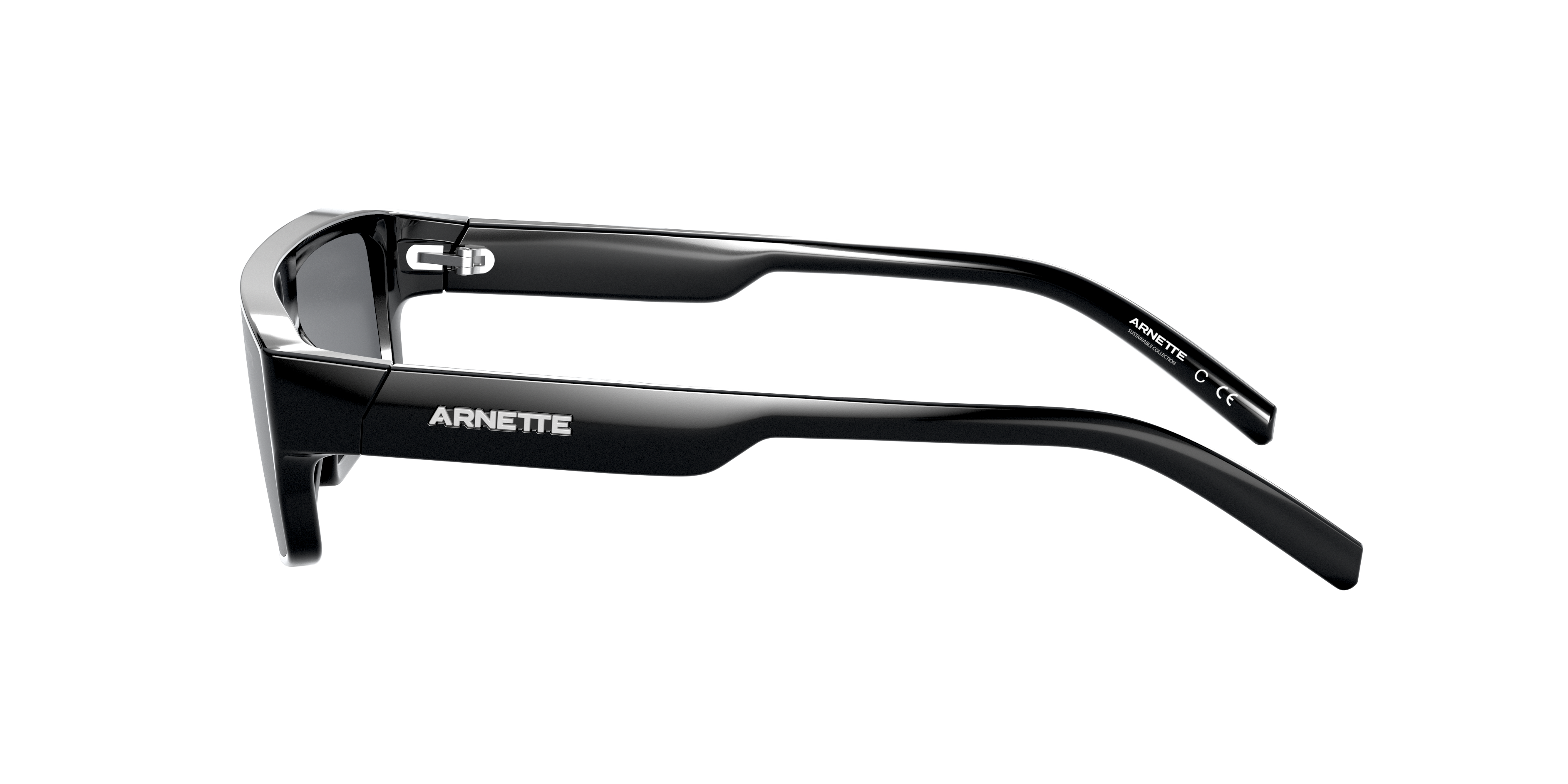 Angle_Left02 Arnette Syke AN 4268 Sunglasses Grey / Black