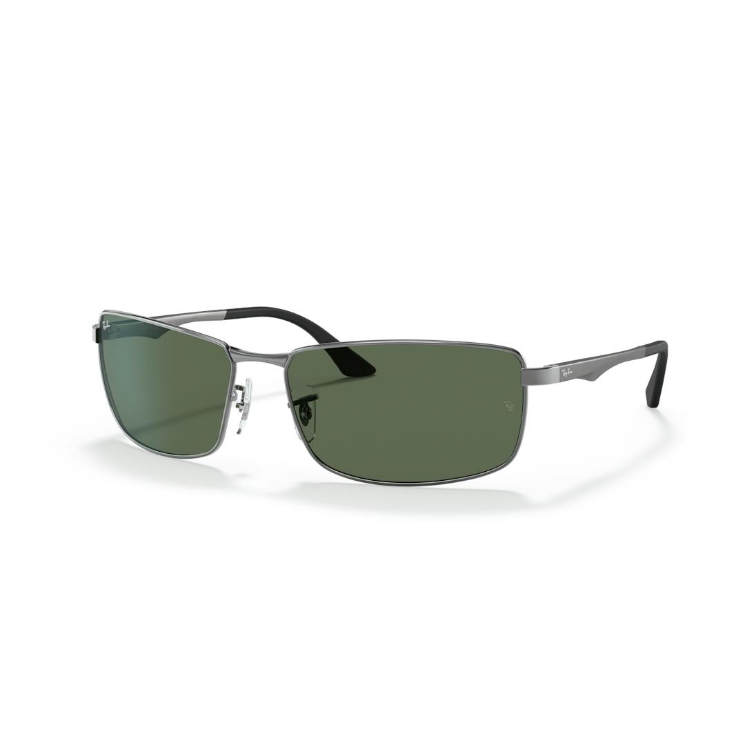 Ray-Ban RB3498 Lunettes de Soleil Homme - Gris - Possibilité de verres correcteurs - Adaptable à la