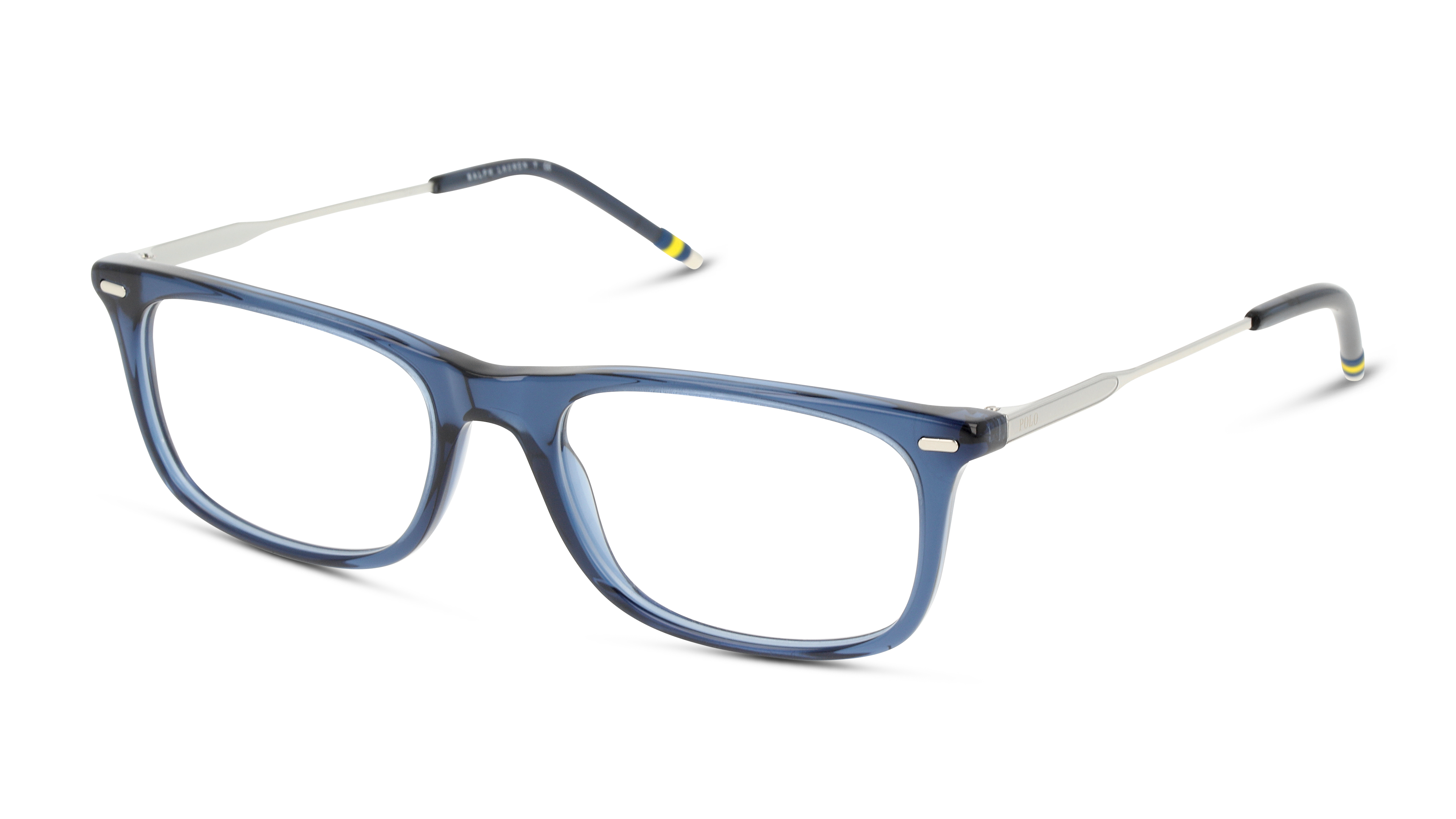 Angle_Left01 Polo Ralph Lauren PH 2220 (5276) Glasses Transparent / Blue