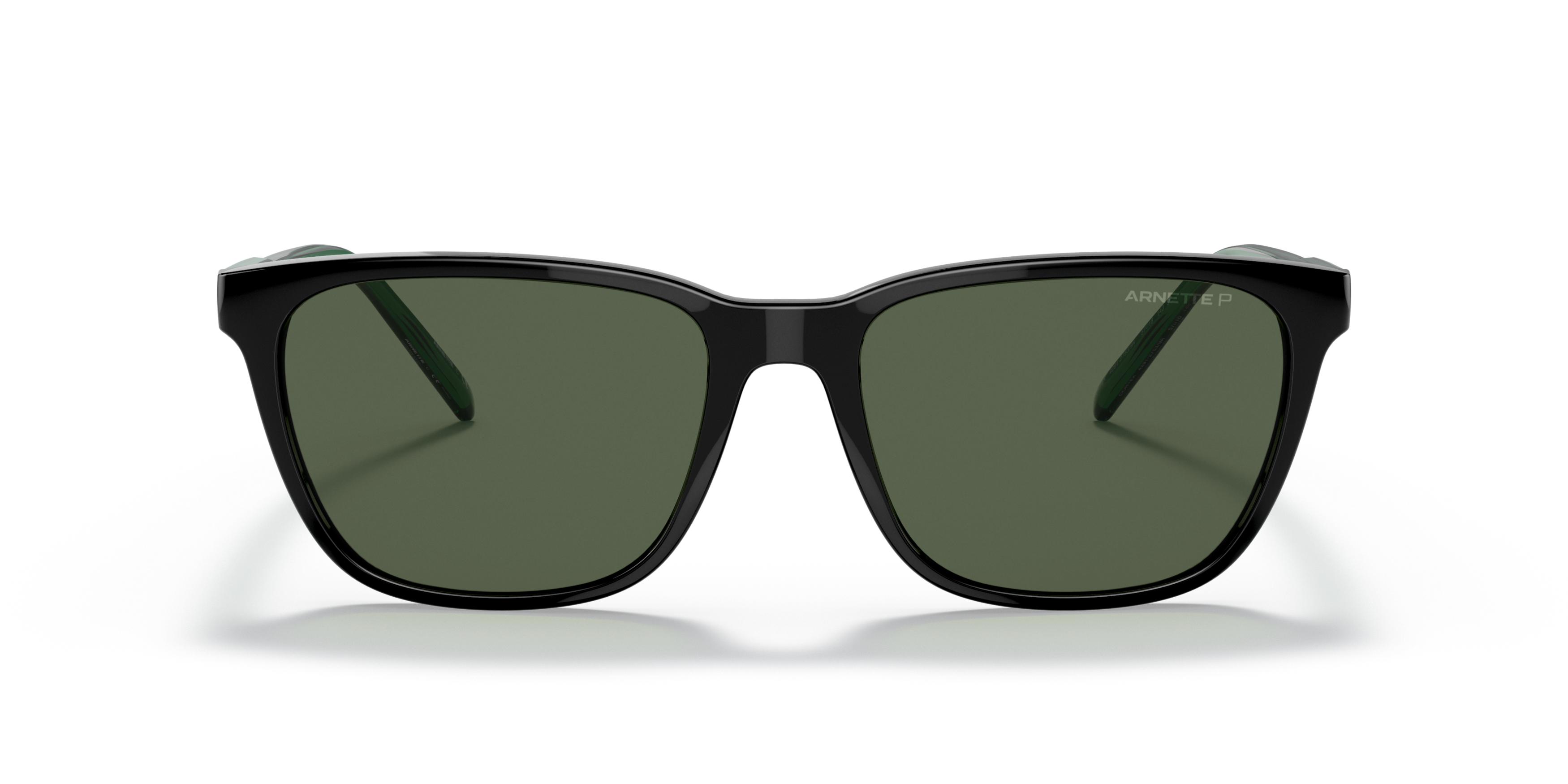 Front Arnette AN4291 (27539A) Sunglasses Green / Black