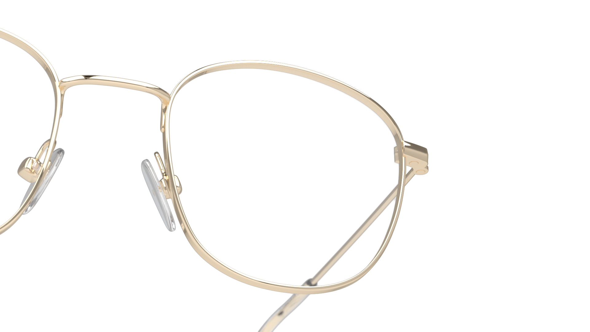 Detail01 Unofficial UNOM0066 (DD00) Glasses Transparent / Gold