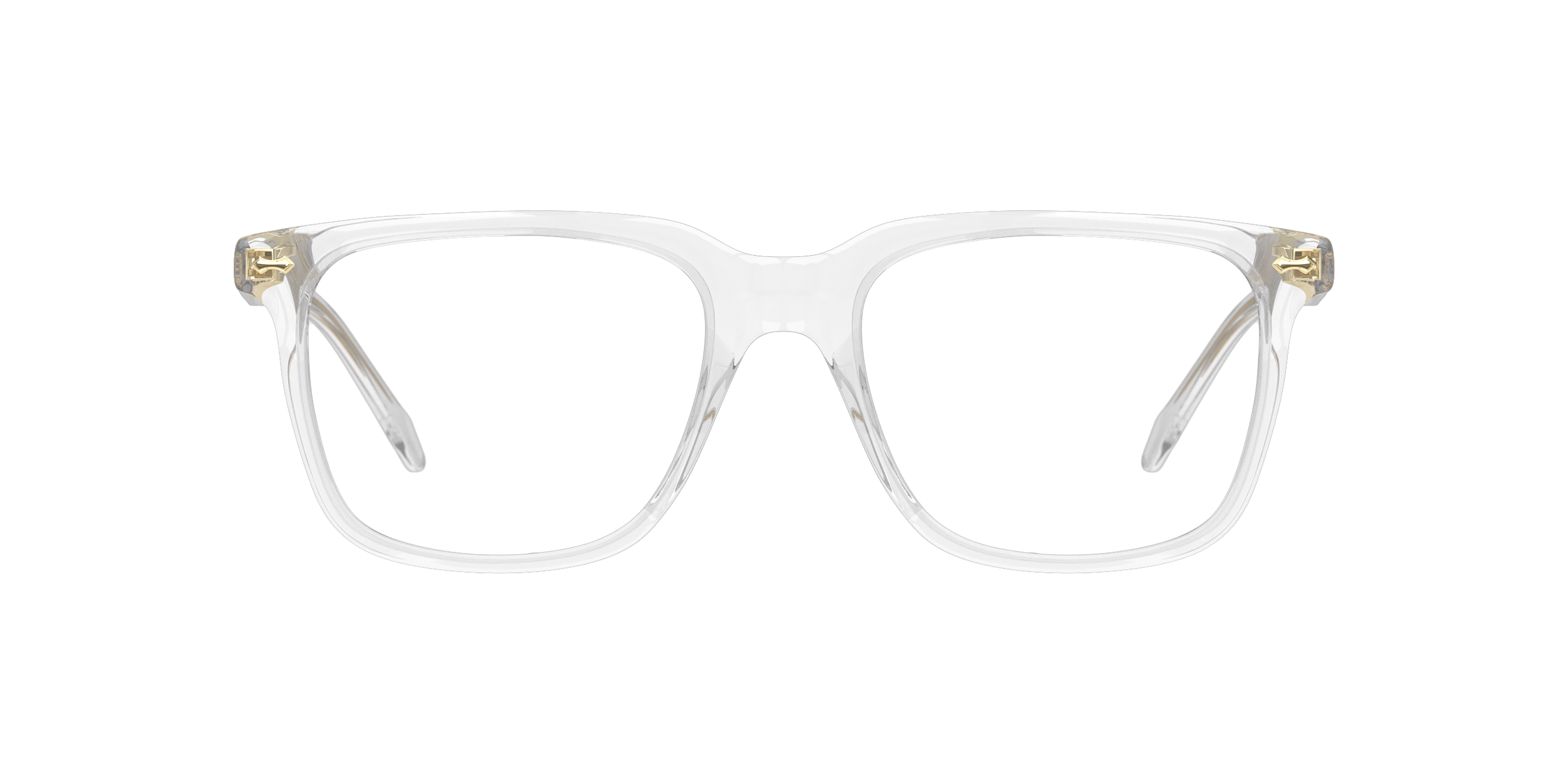 Front Gucci GG 0737O Glasses Transparent / Transparent, Grey
