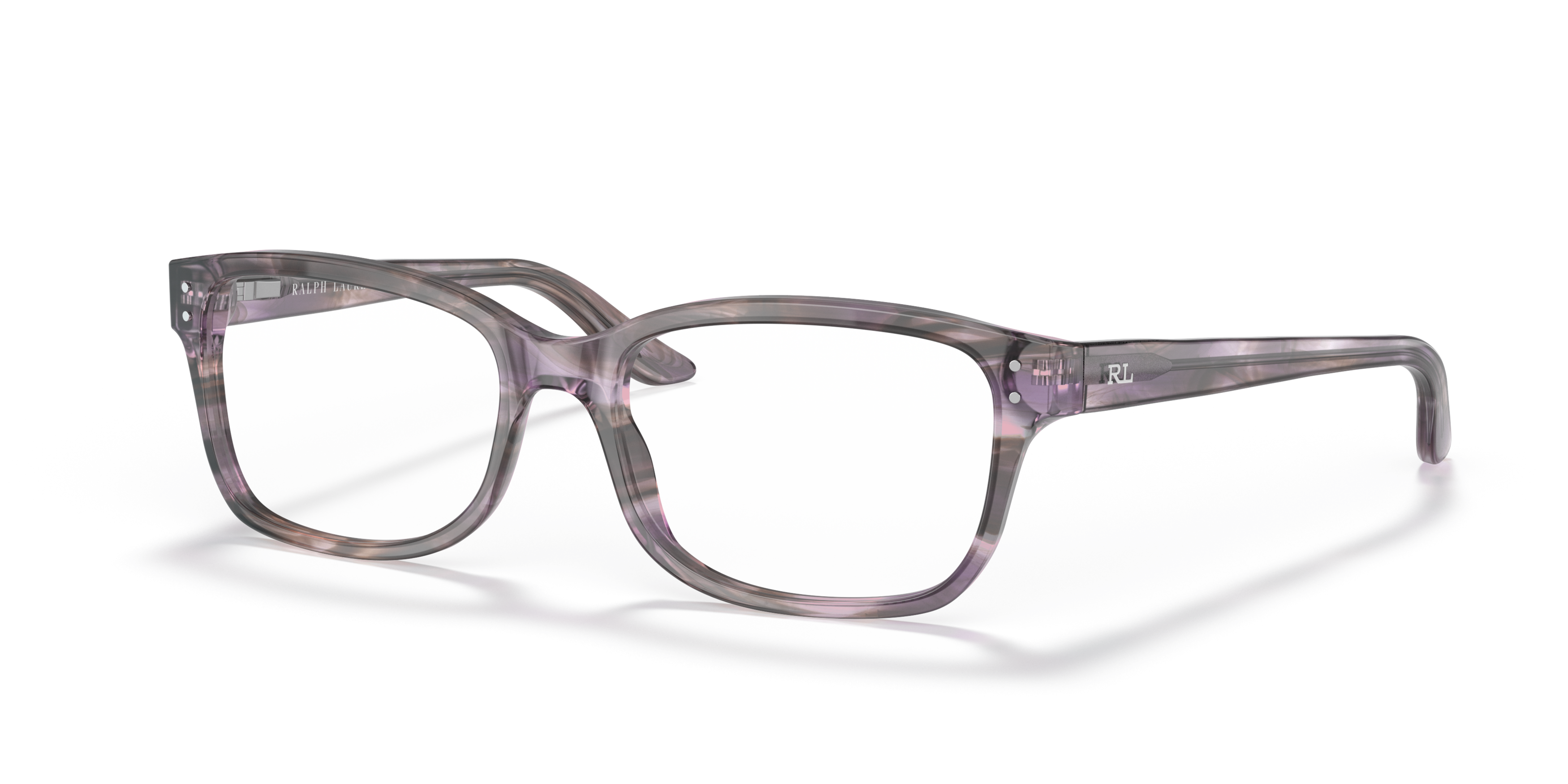 Angle_Left01 Ralph Lauren RL 6062 (5877) Glasses Transparent / Violet