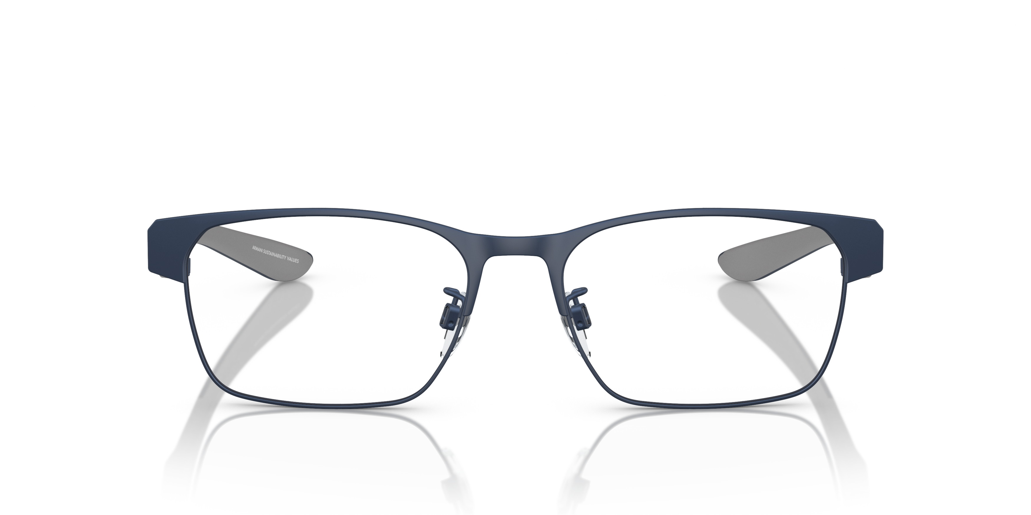 Front Emporio Armani EA 1141 (3018) Glasses Transparent / Blue
