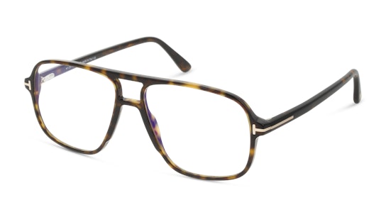 Tom Ford FT 5737-B (052) Glasses Transparent / Tortoise Shell