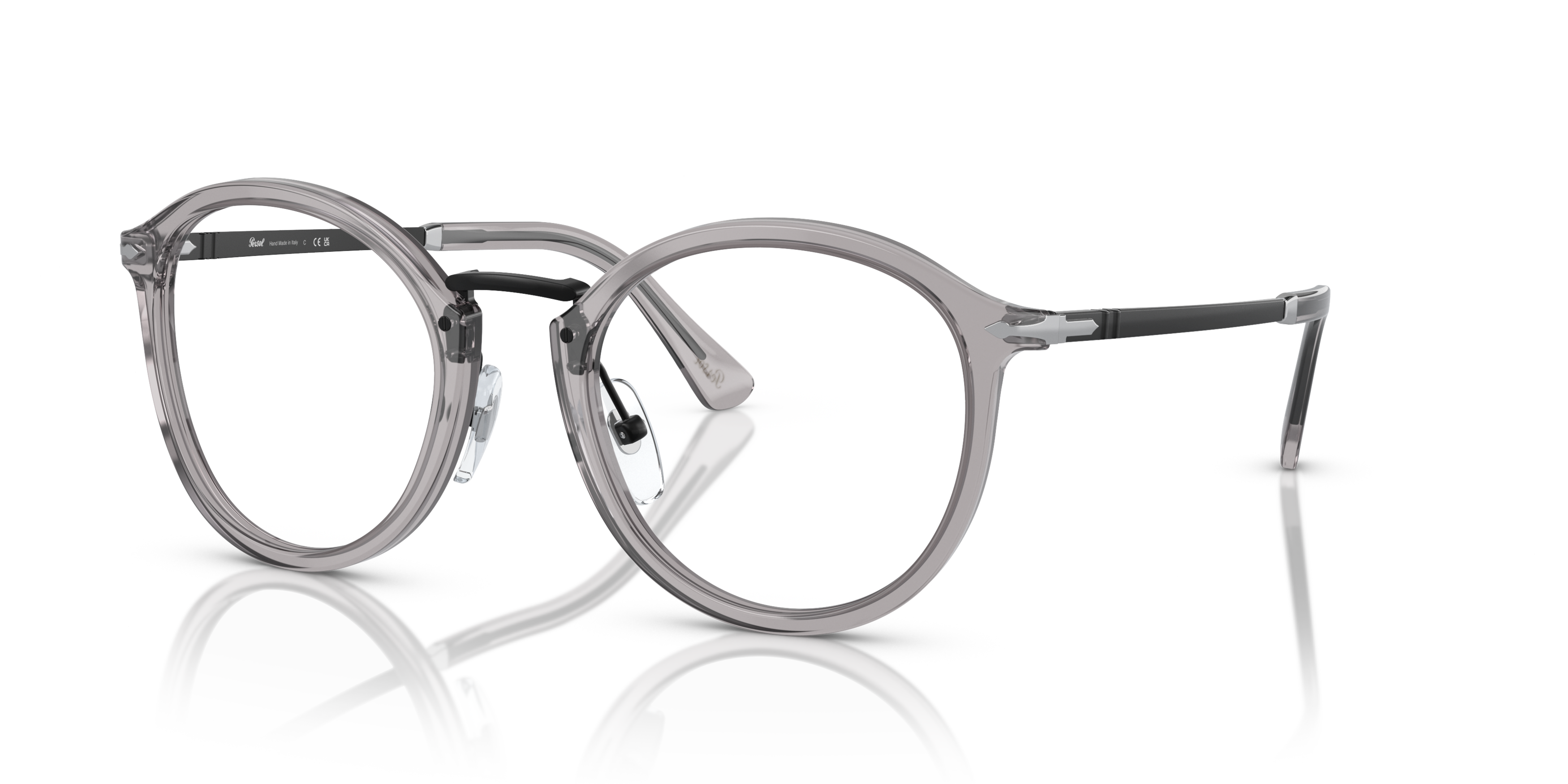 Angle_Left01 Persol PO 3309V Glasses Transparent / Transparent, Grey